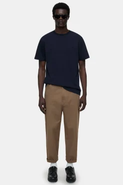CLOSED T-Shirts>Logo-T-Shirt Donkere Nacht