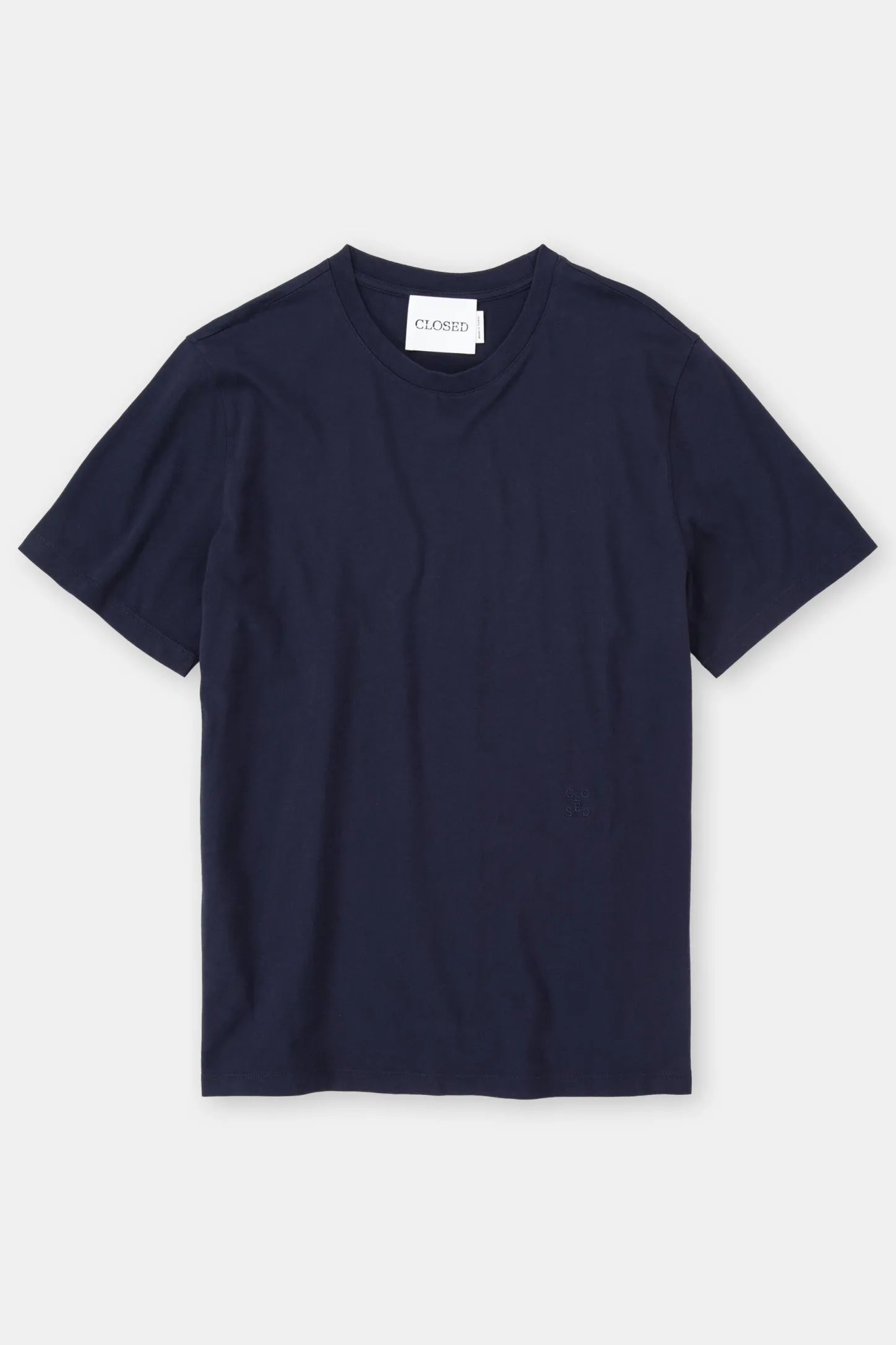 CLOSED T-Shirts>Logo-T-Shirt Donkere Nacht