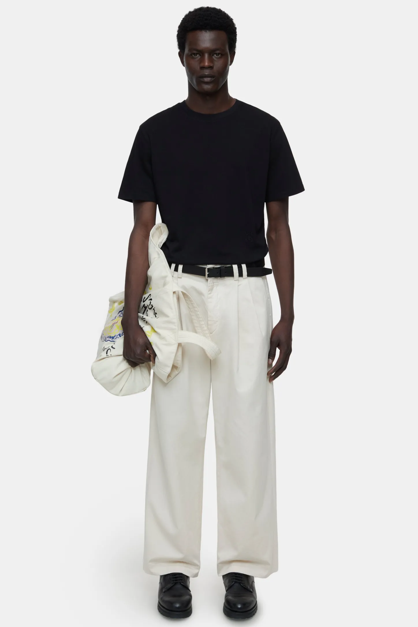 CLOSED T-Shirts>Logo-T-Shirt Zwart