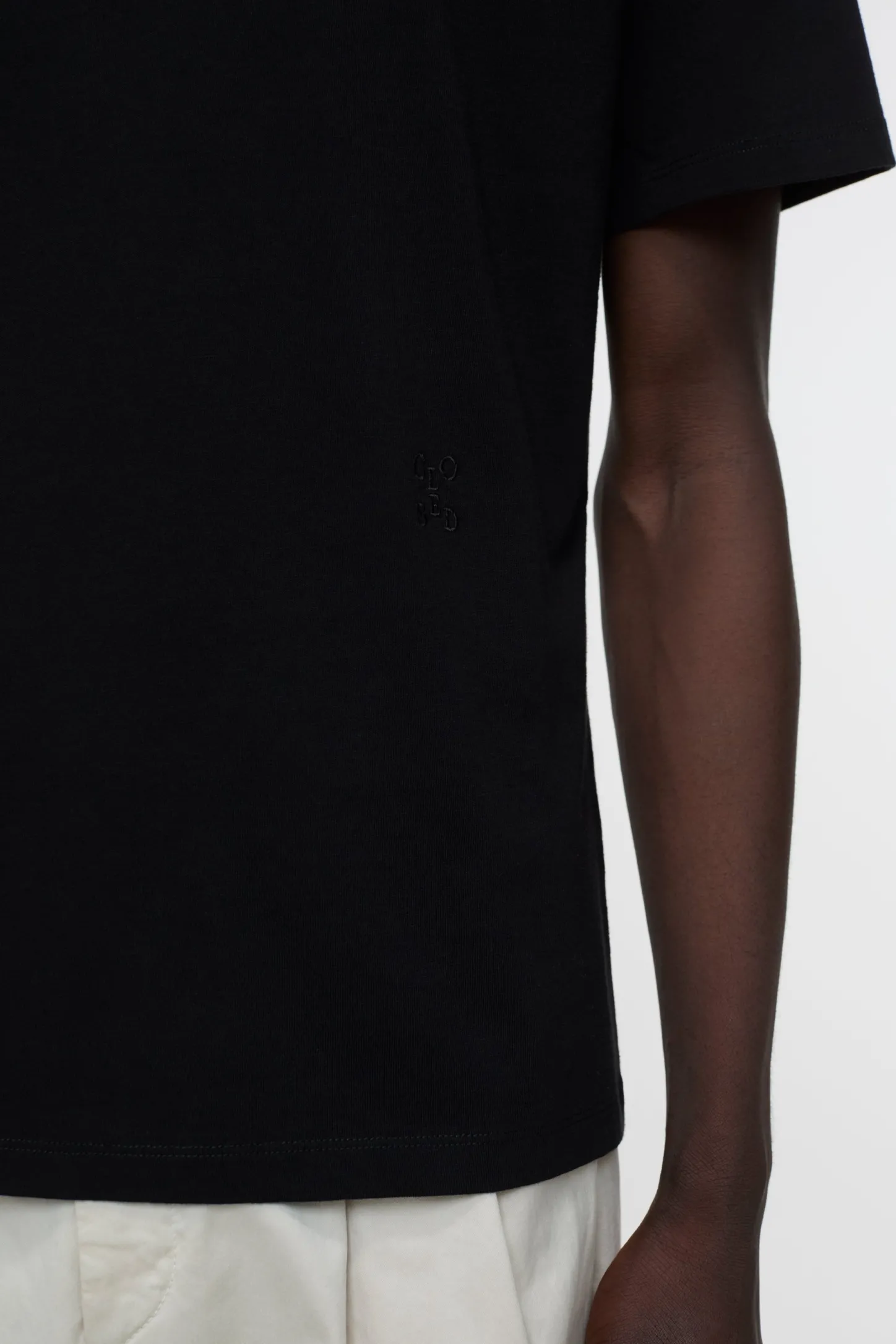 CLOSED T-Shirts>Logo-T-Shirt Zwart
