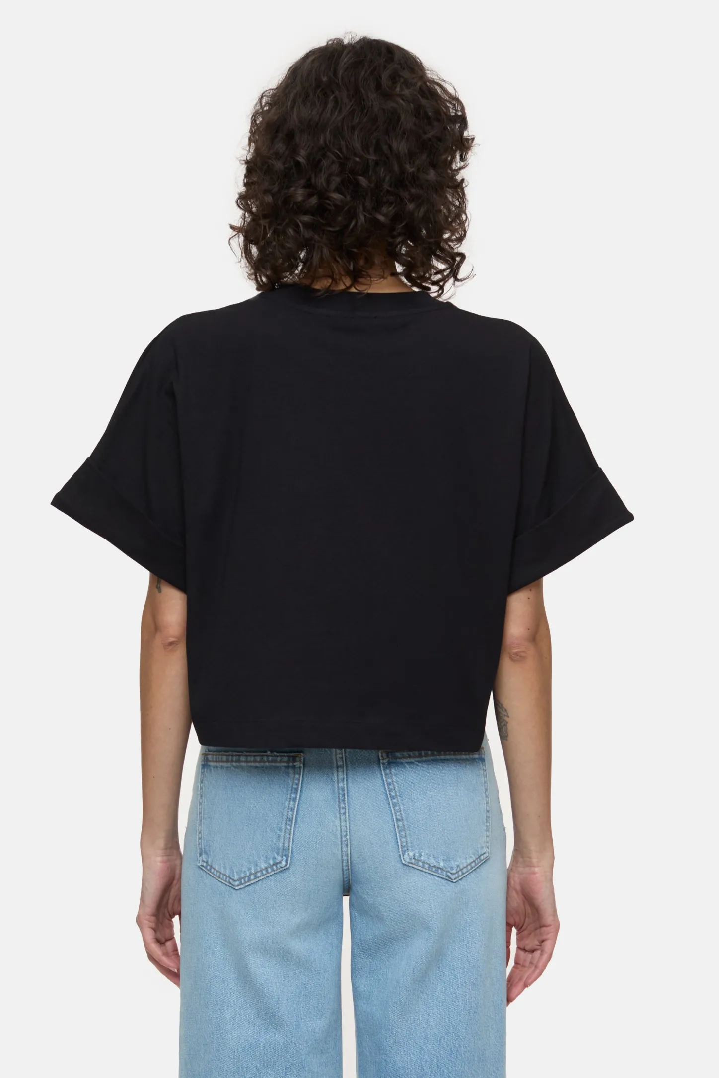 CLOSED T-Shirts>Logo-T-Shirt Zwart