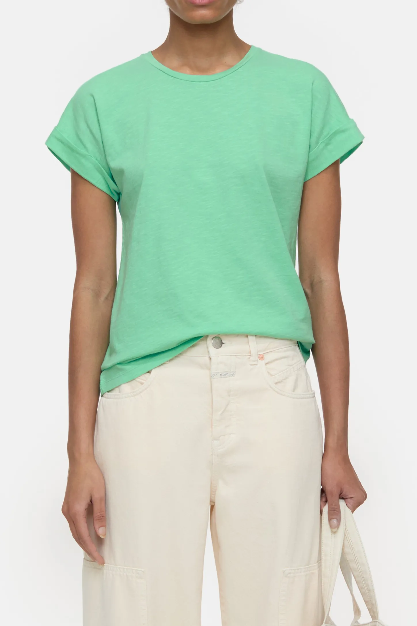 CLOSED T-Shirts>Makkelijk T-Shirt Groene Schop