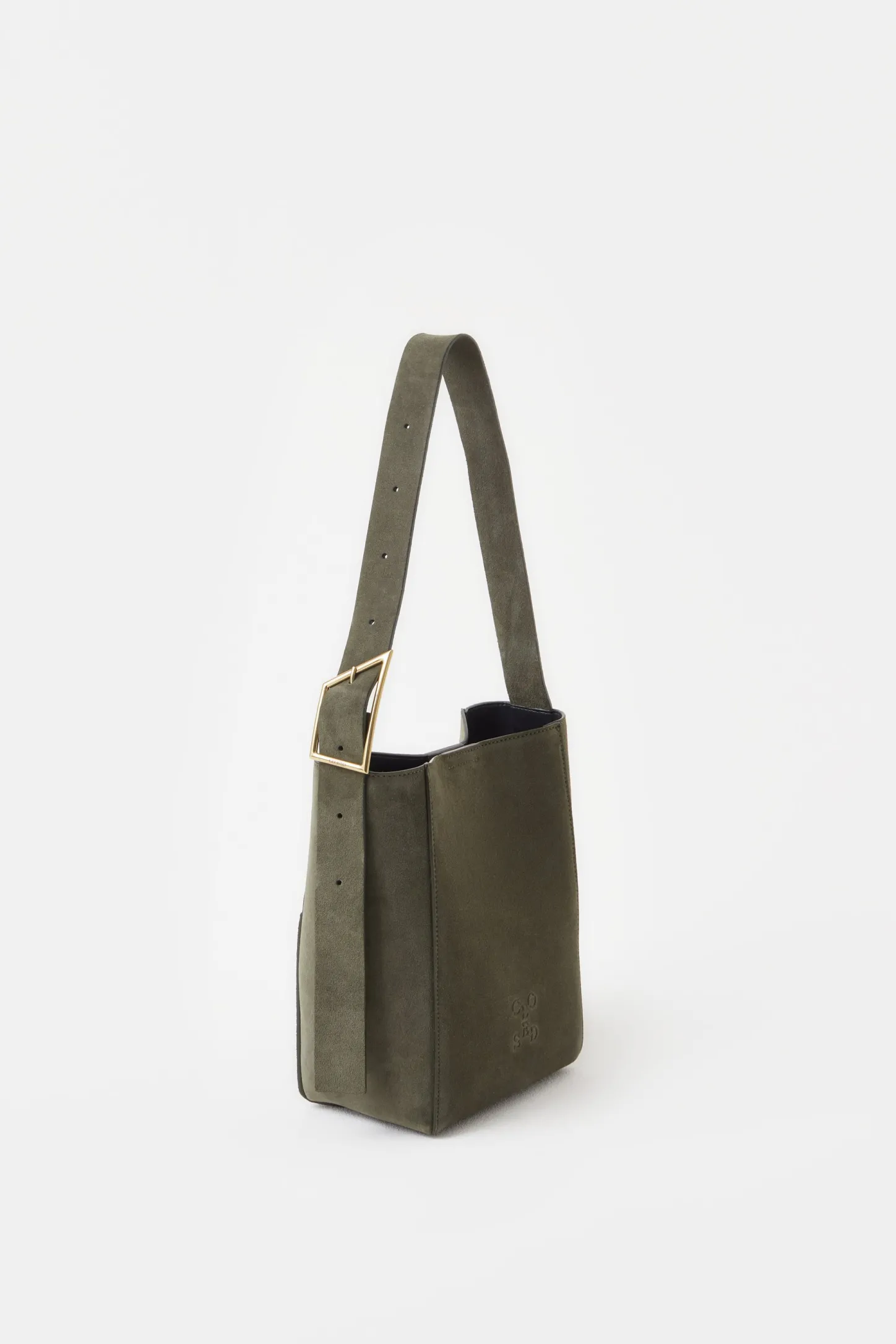 CLOSED Tassen>Middelgrote Leren Tas Groen Onkruid