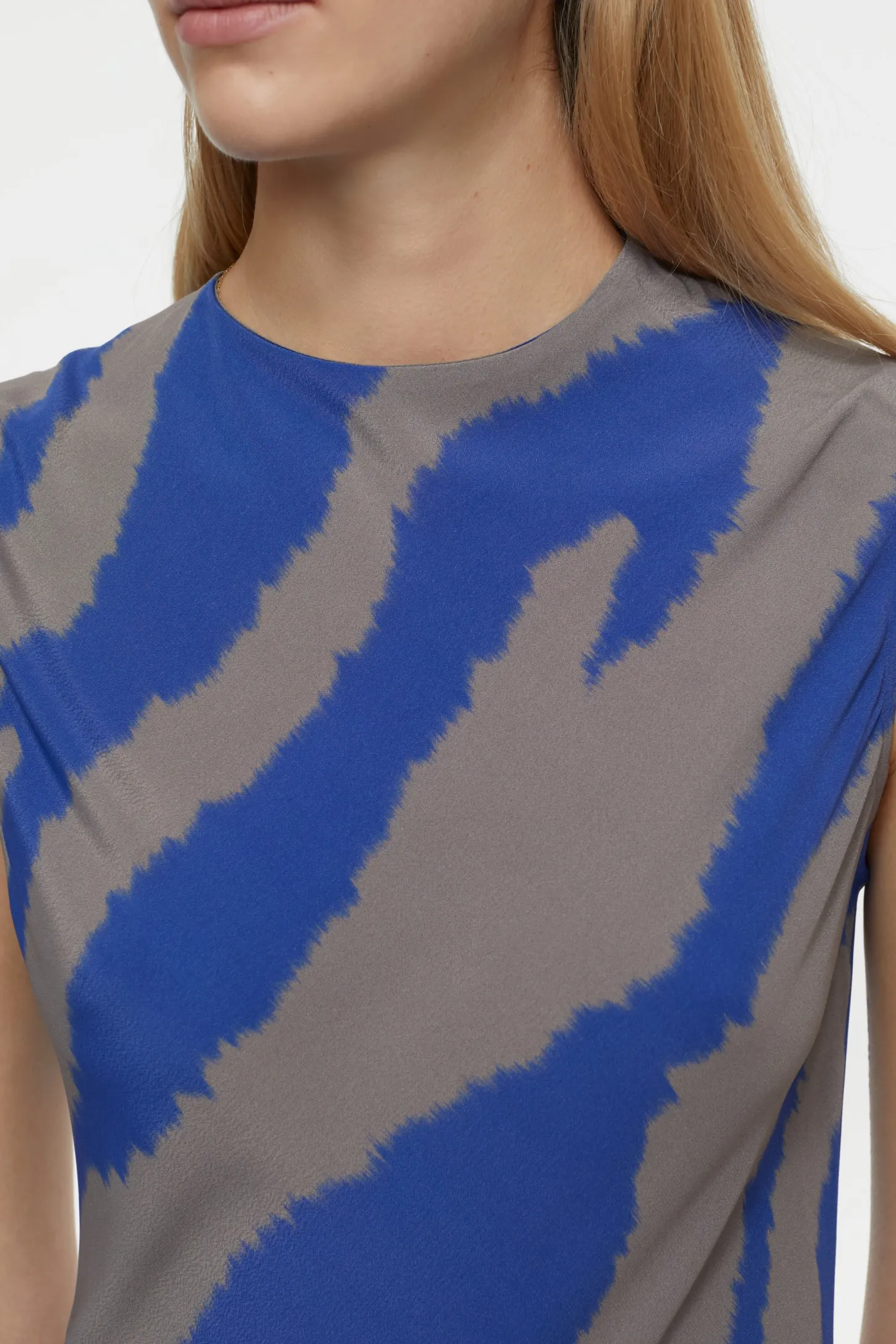 CLOSED Jurken>Mouwloze Jurk Voor Altijd Blauw