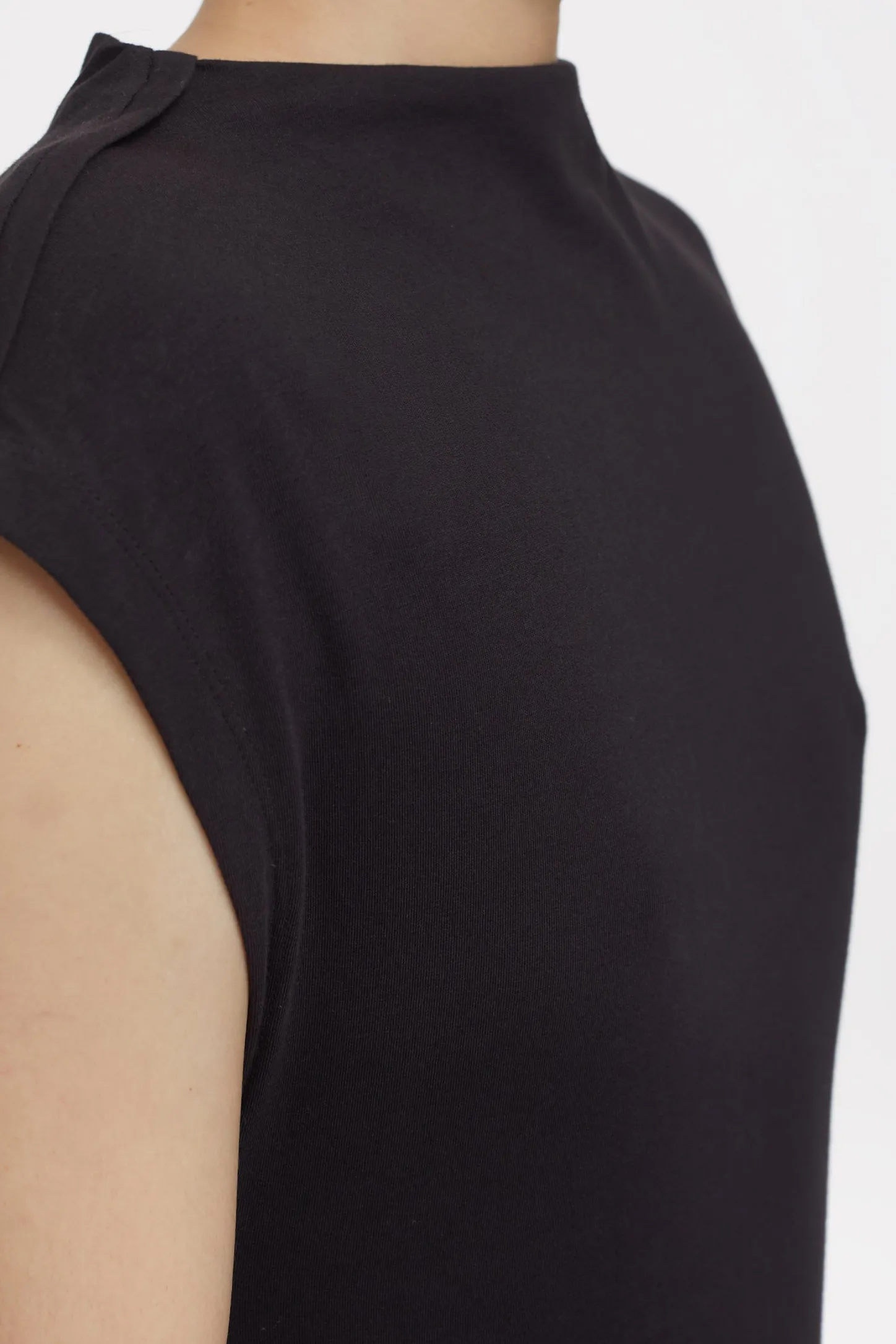 CLOSED T-Shirts>Mouwloze Top Zwart