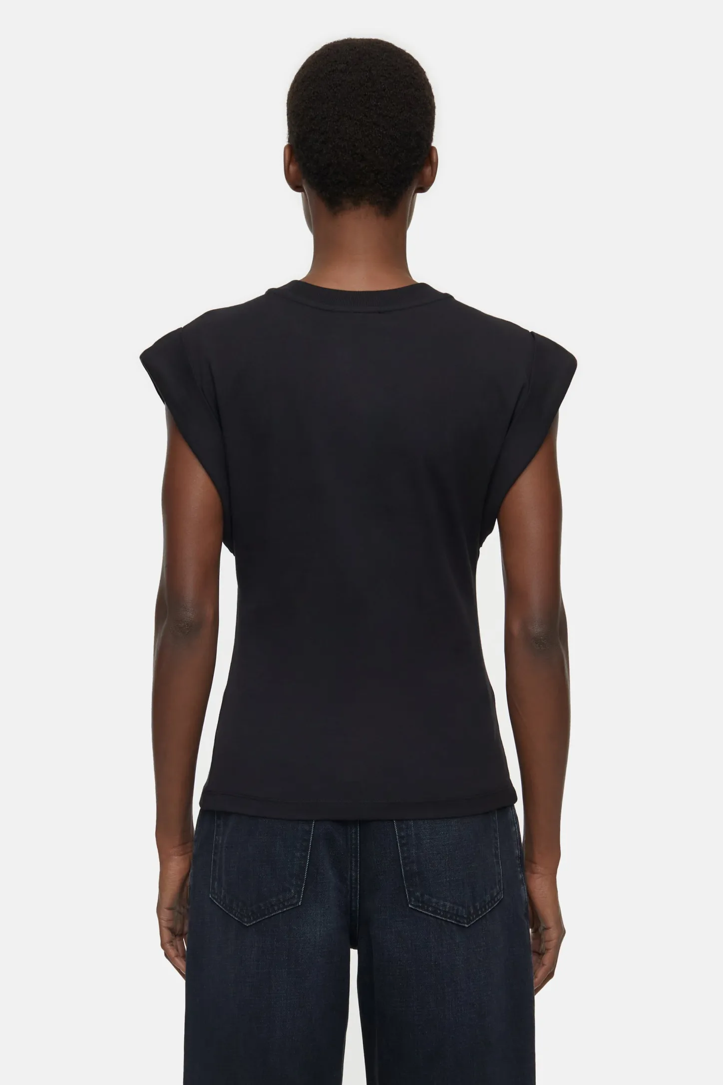 CLOSED T-Shirts>Mouwloze Top Zwart