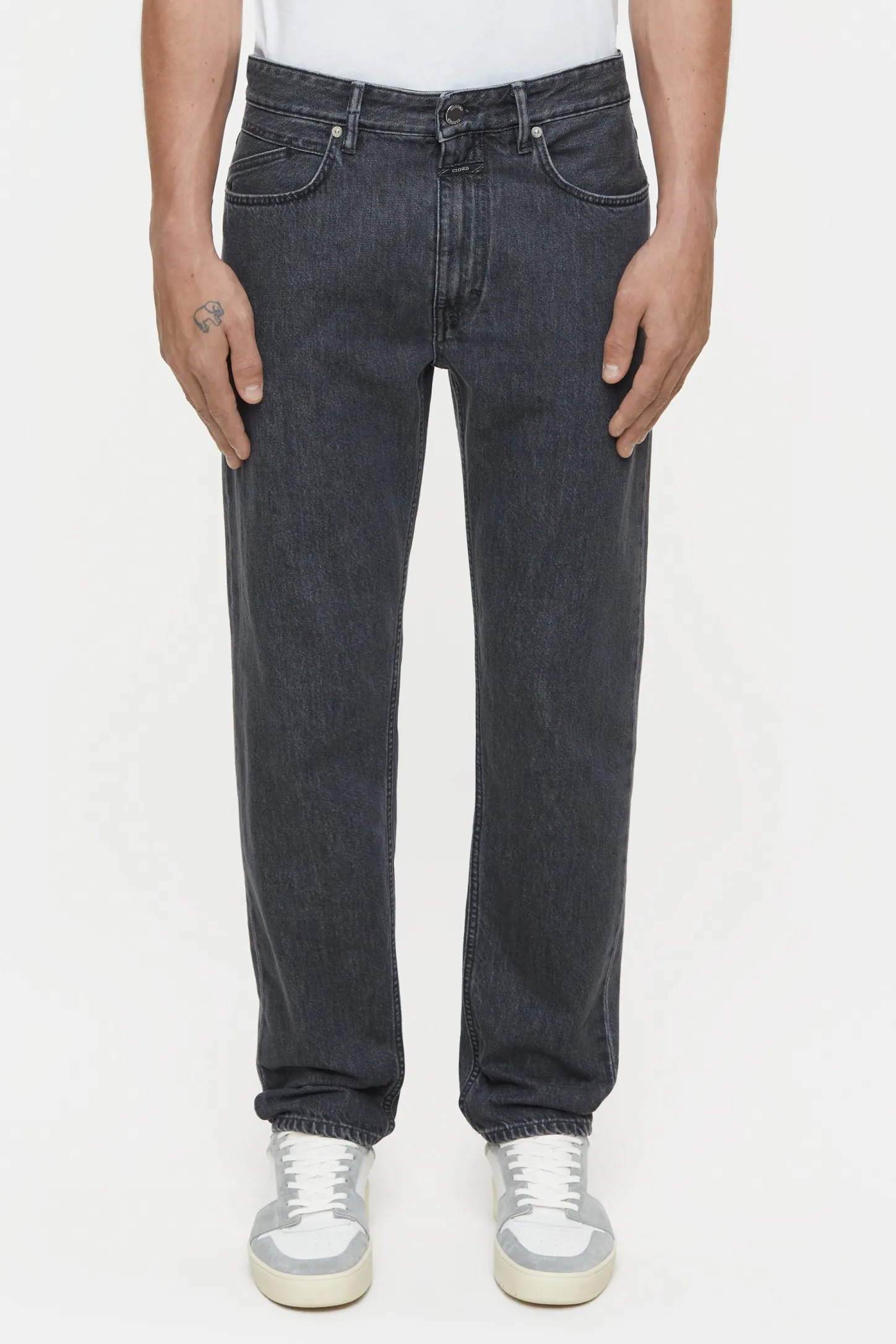 CLOSED Eco-Denim>Normale Jeans - Stijlnaam Cooper True Donker Grijs
