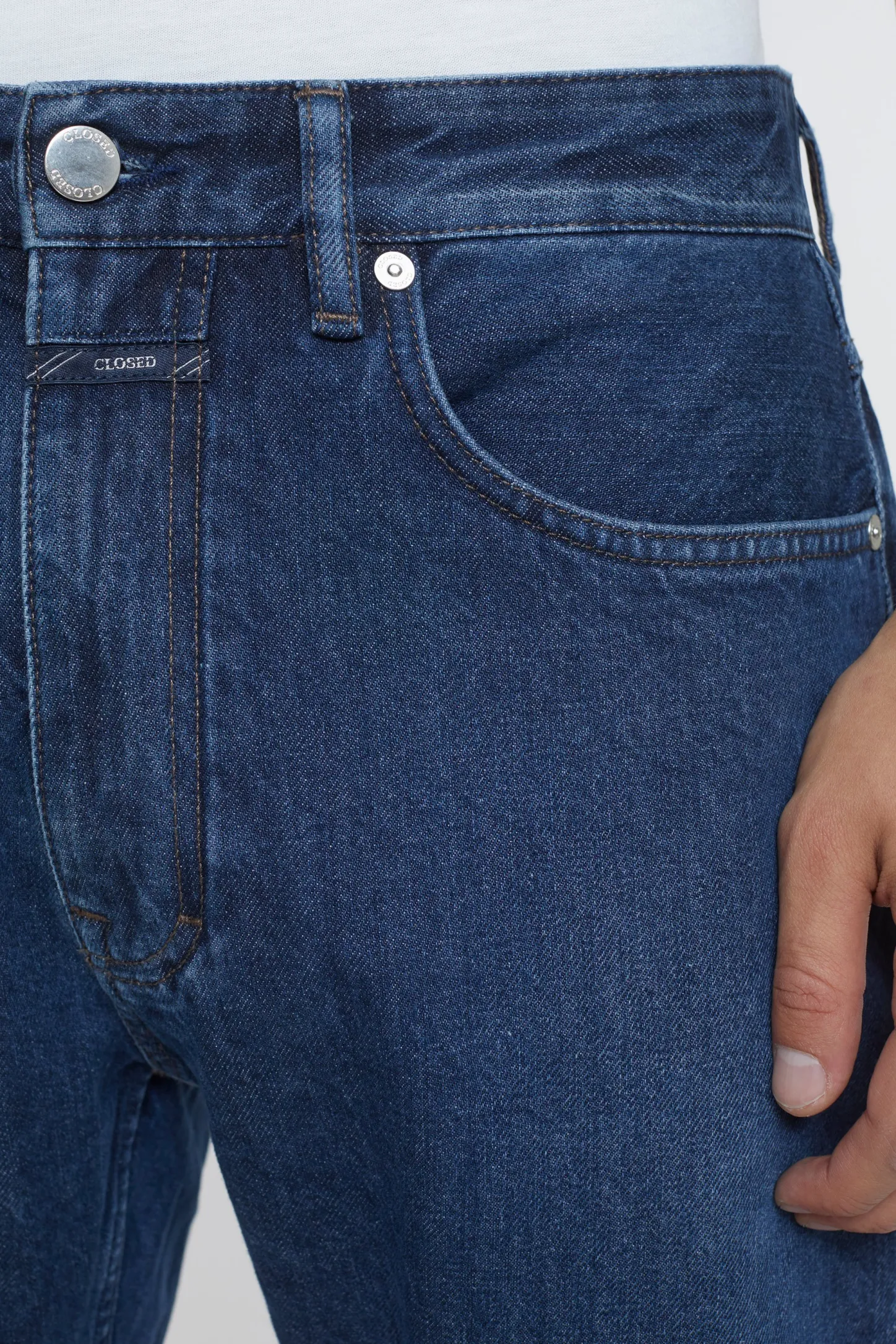 CLOSED 5-Pocketsjeans>Normale Jeans - Stijlnaam Cooper Tapered Donkerblauw