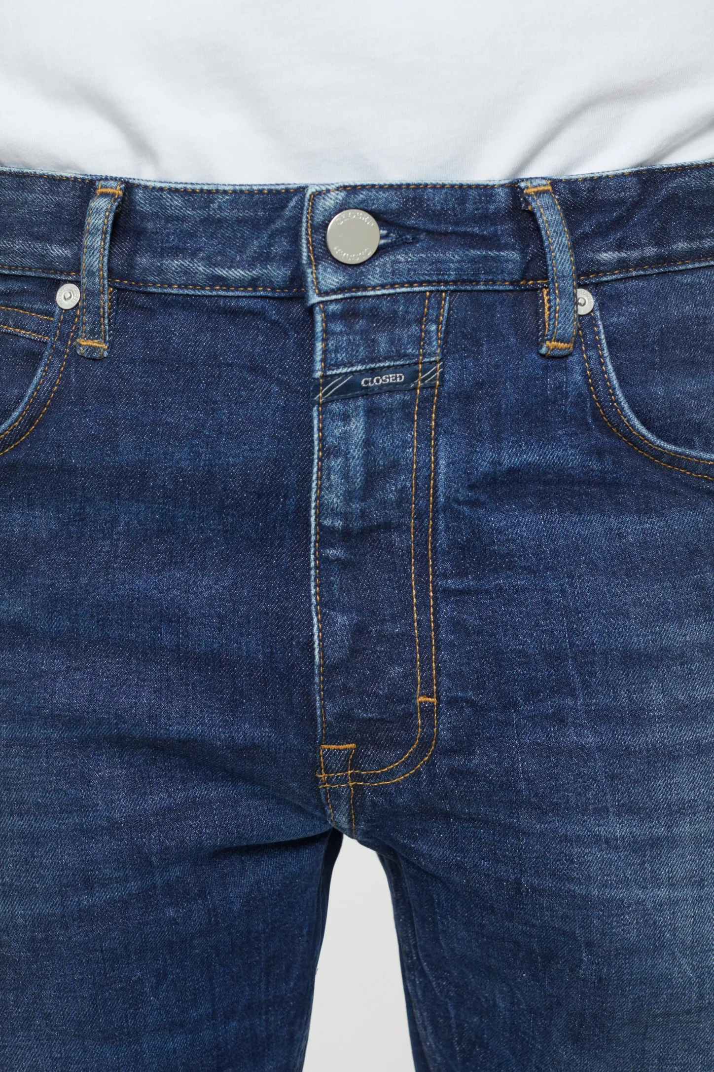 CLOSED Blauwe Spijkerbroek>Normale Jeans - Stijlnaam Cooper Tapered Donkerblauw