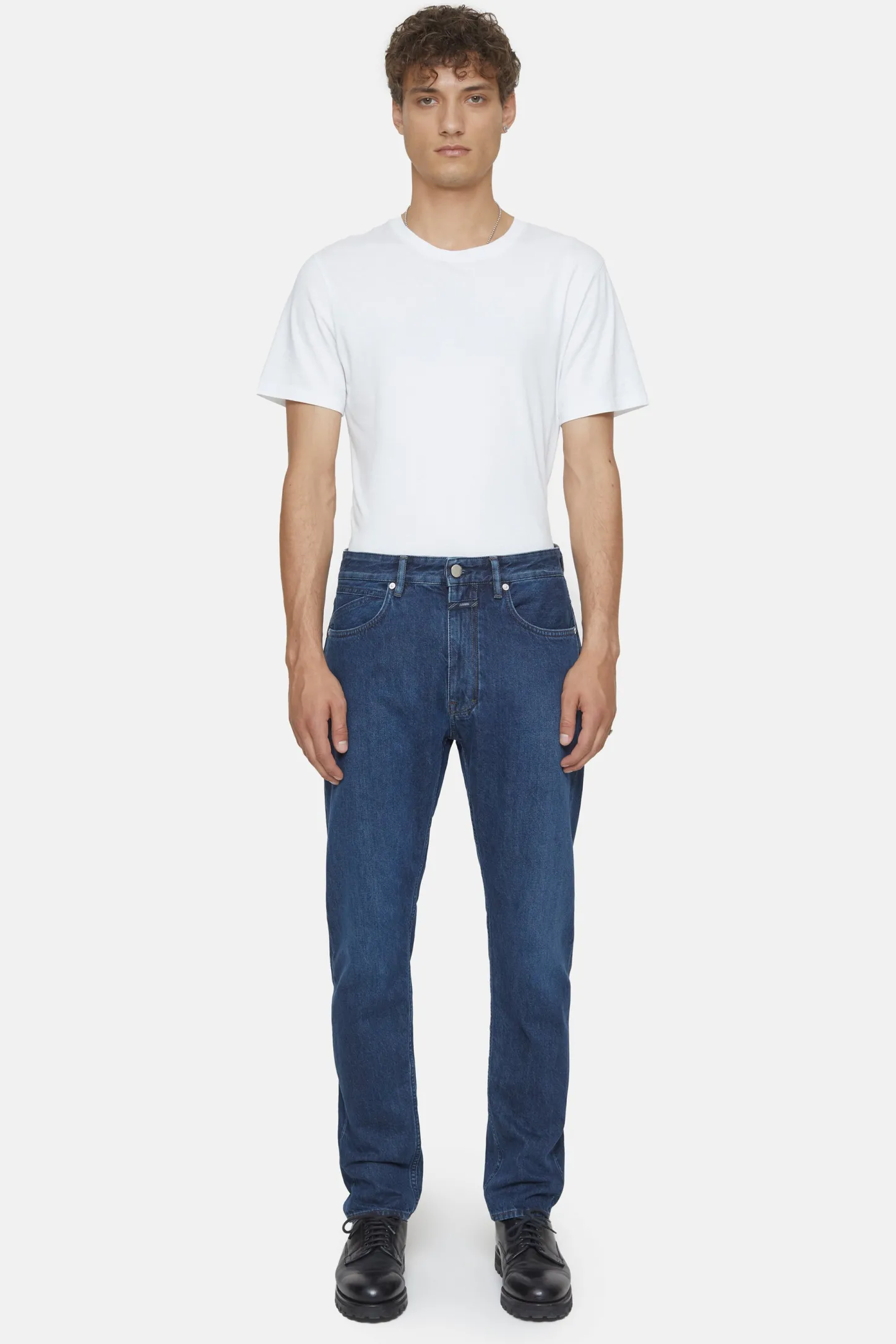 CLOSED Normaal>Normale Jeans - Stijlnaam Cooper Tapered Donkerblauw