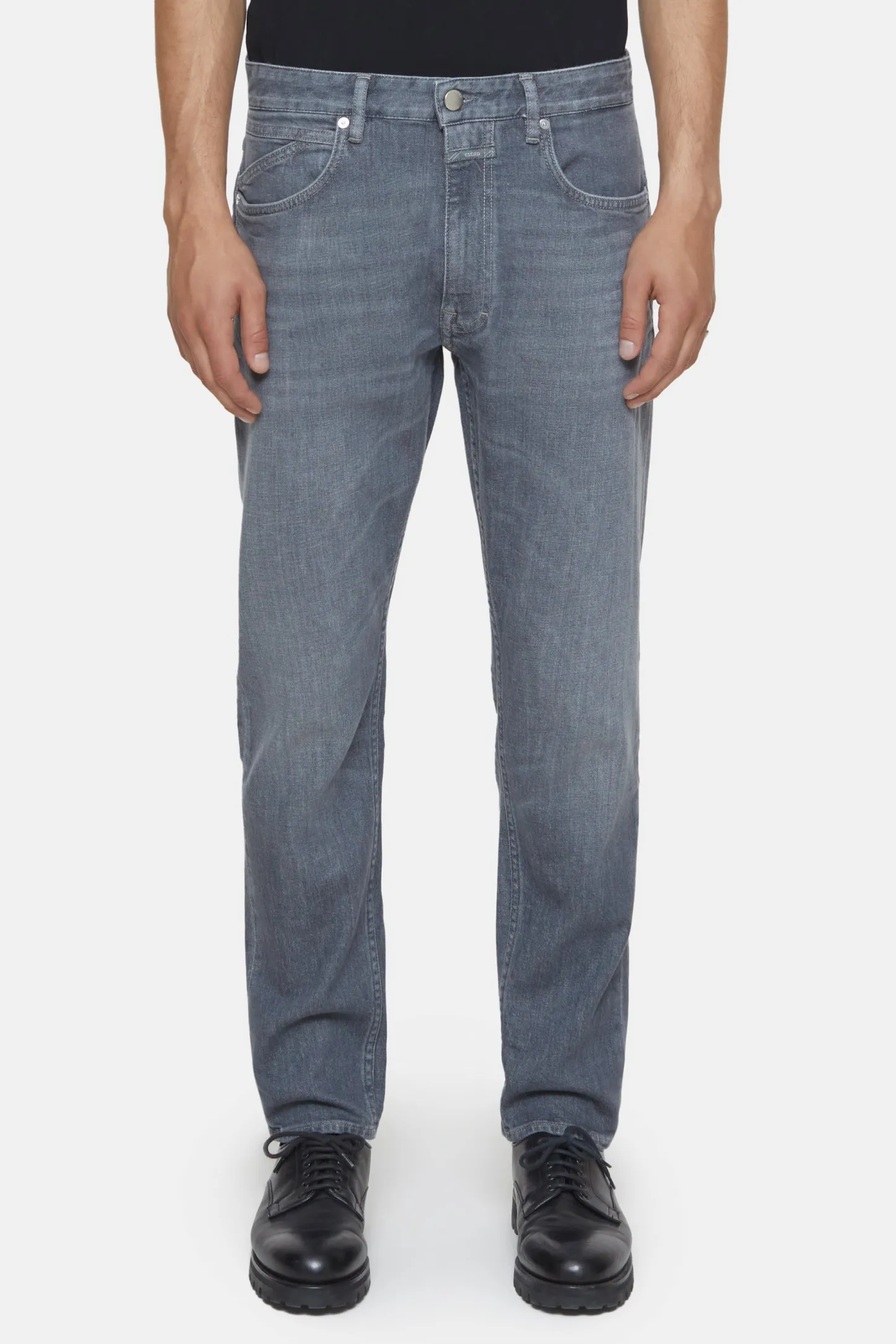 CLOSED 5-Pocketsjeans>Normale Jeans - Stijlnaam Cooper Tapered Donker Grijs