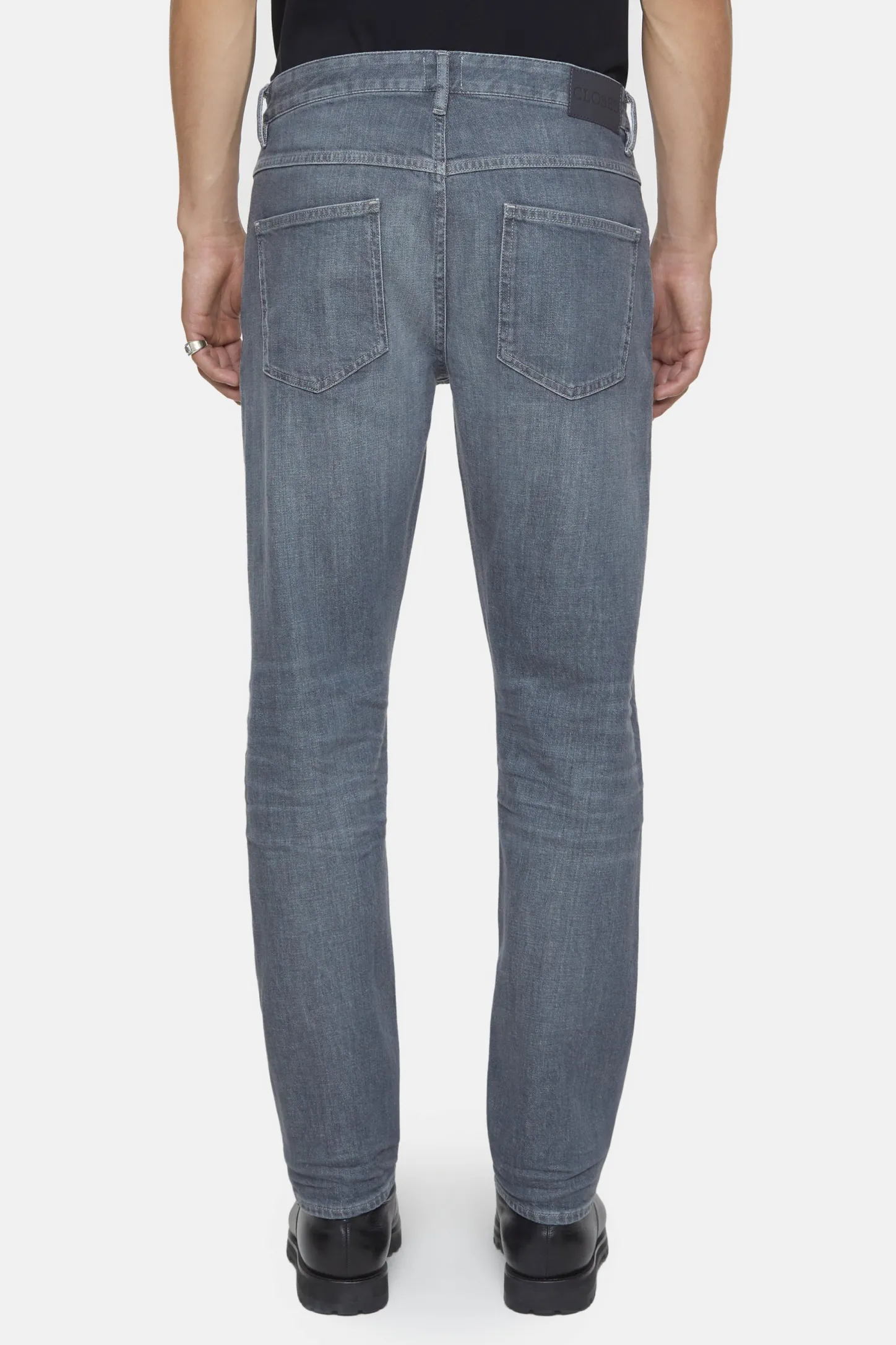 CLOSED Normaal>Normale Jeans - Stijlnaam Cooper Tapered Donker Grijs