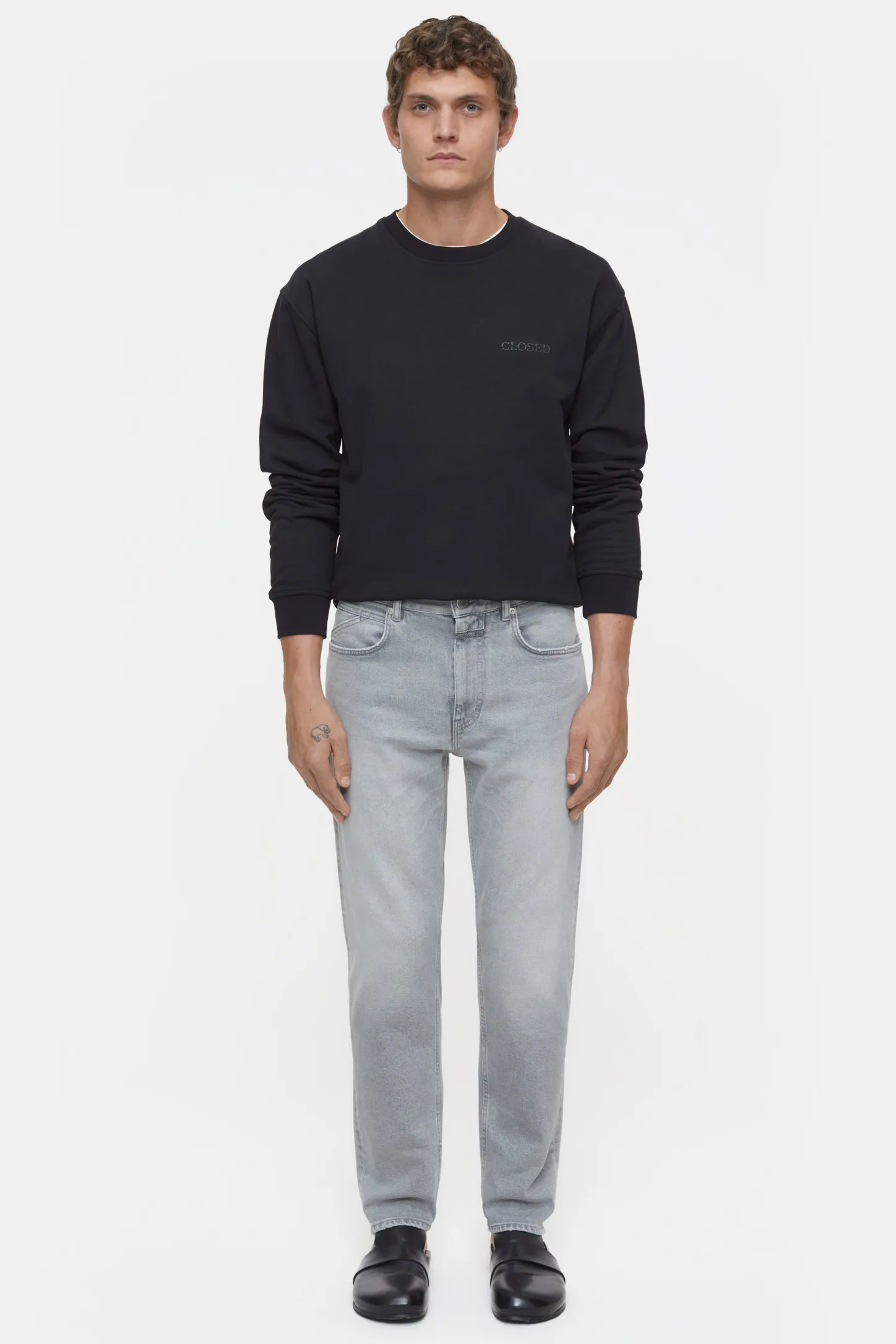CLOSED Normaal>Normale Jeans - Stijlnaam Cooper True Lichtgrijs