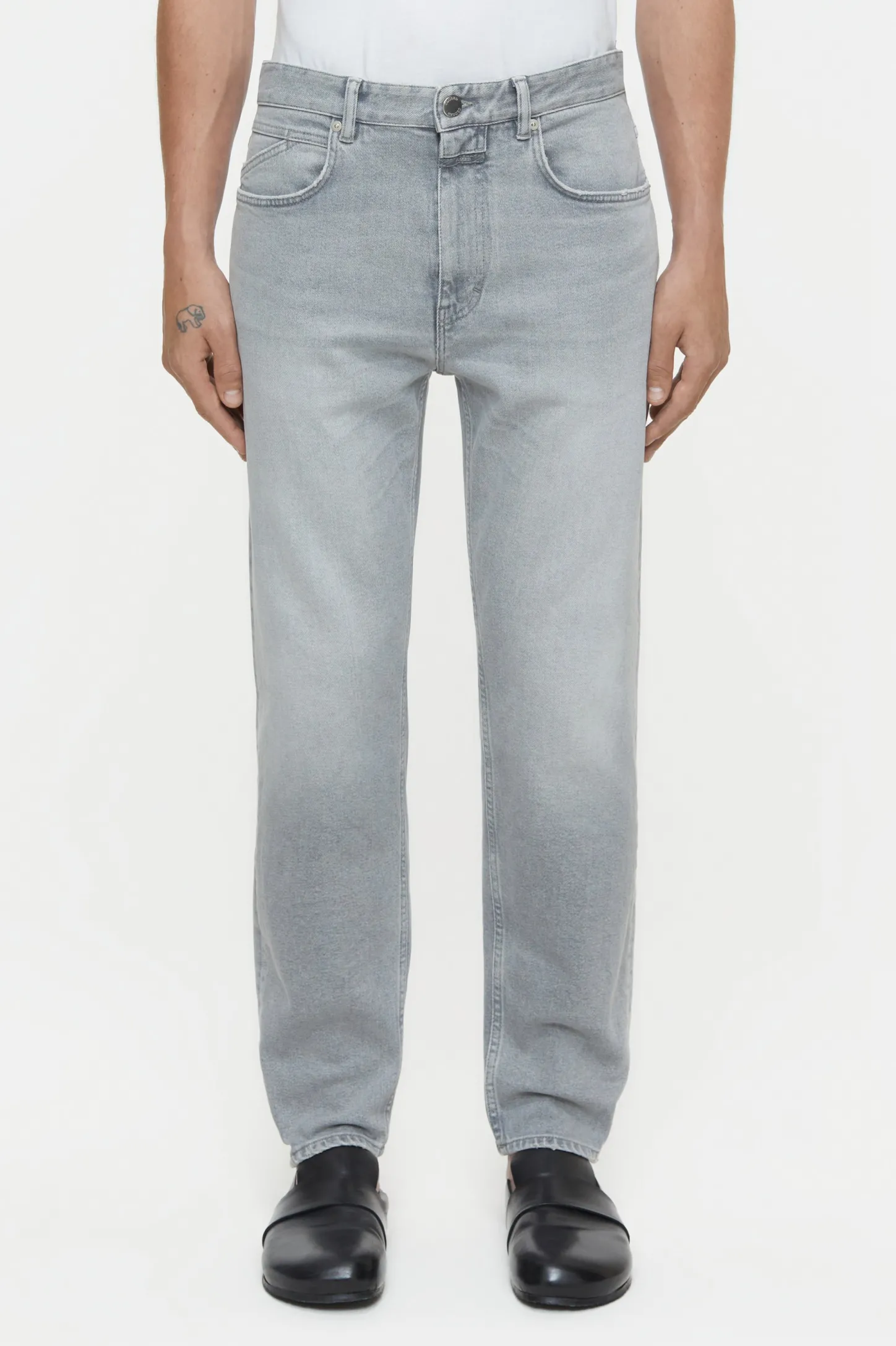 CLOSED Normaal>Normale Jeans - Stijlnaam Cooper True Lichtgrijs