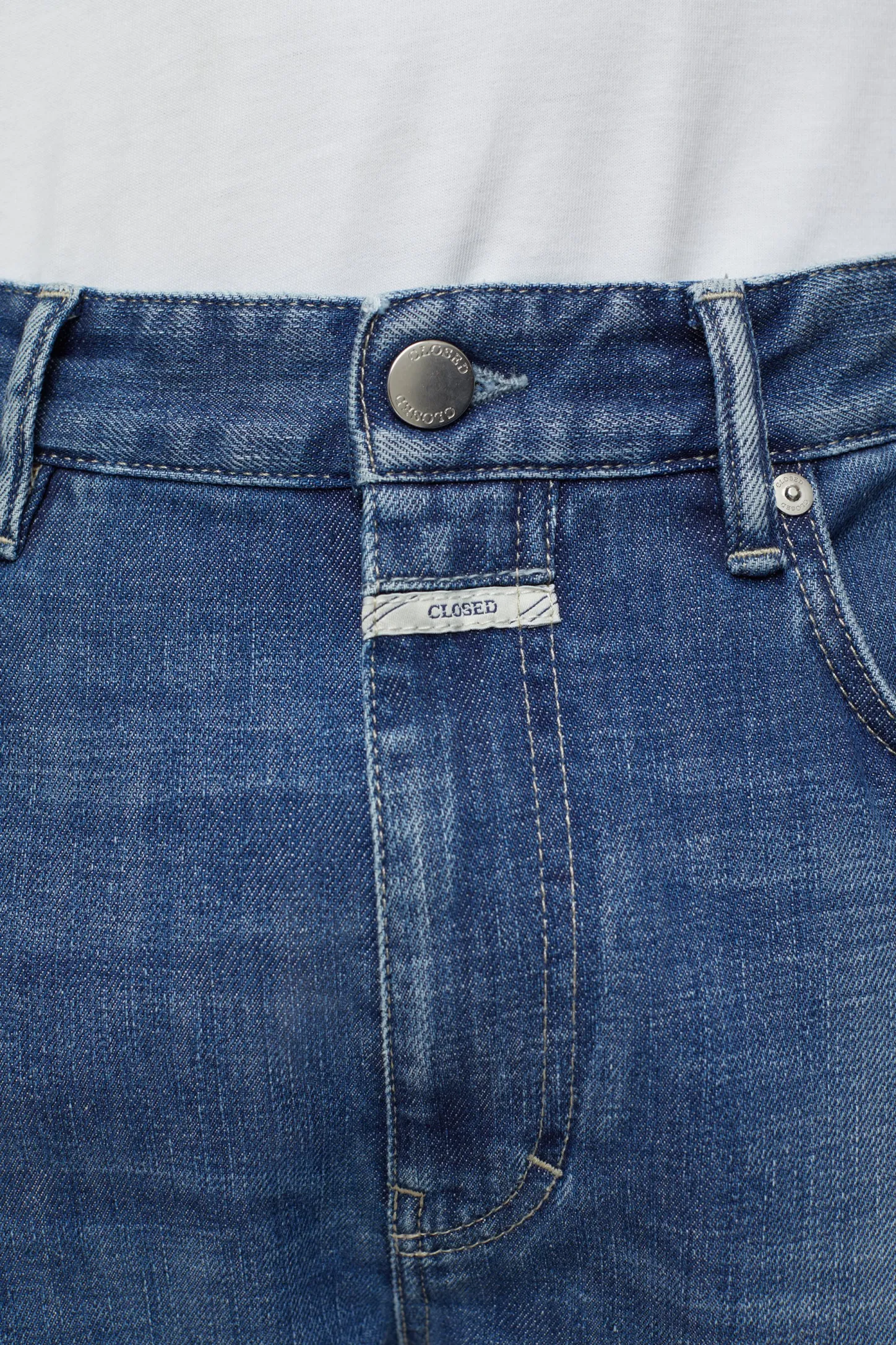 CLOSED Blauwe Spijkerbroek>Normale Jeans - Stijlnaam Cooper True Midden Blauw