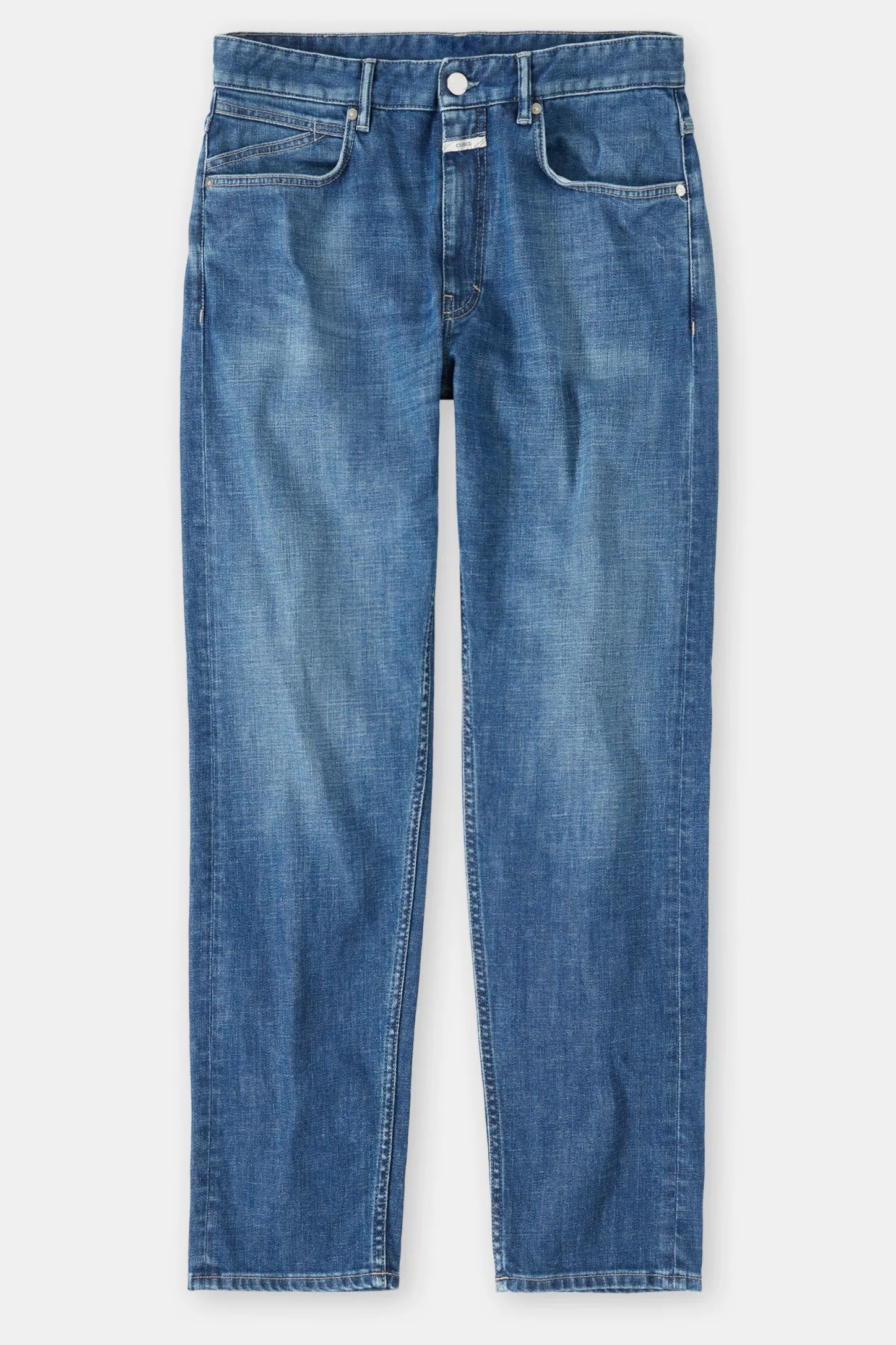 CLOSED Blauwe Spijkerbroek>Normale Jeans - Stijlnaam Cooper True Midden Blauw