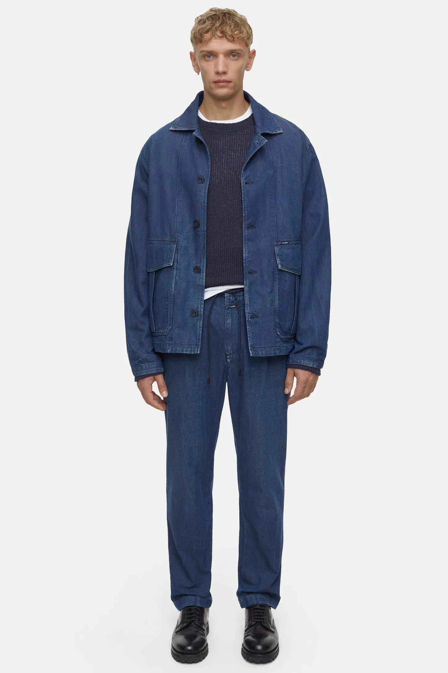 CLOSED Normaal>Normale Jeans - Stijlnaam Vigo Taps Toelopend Donkerblauw
