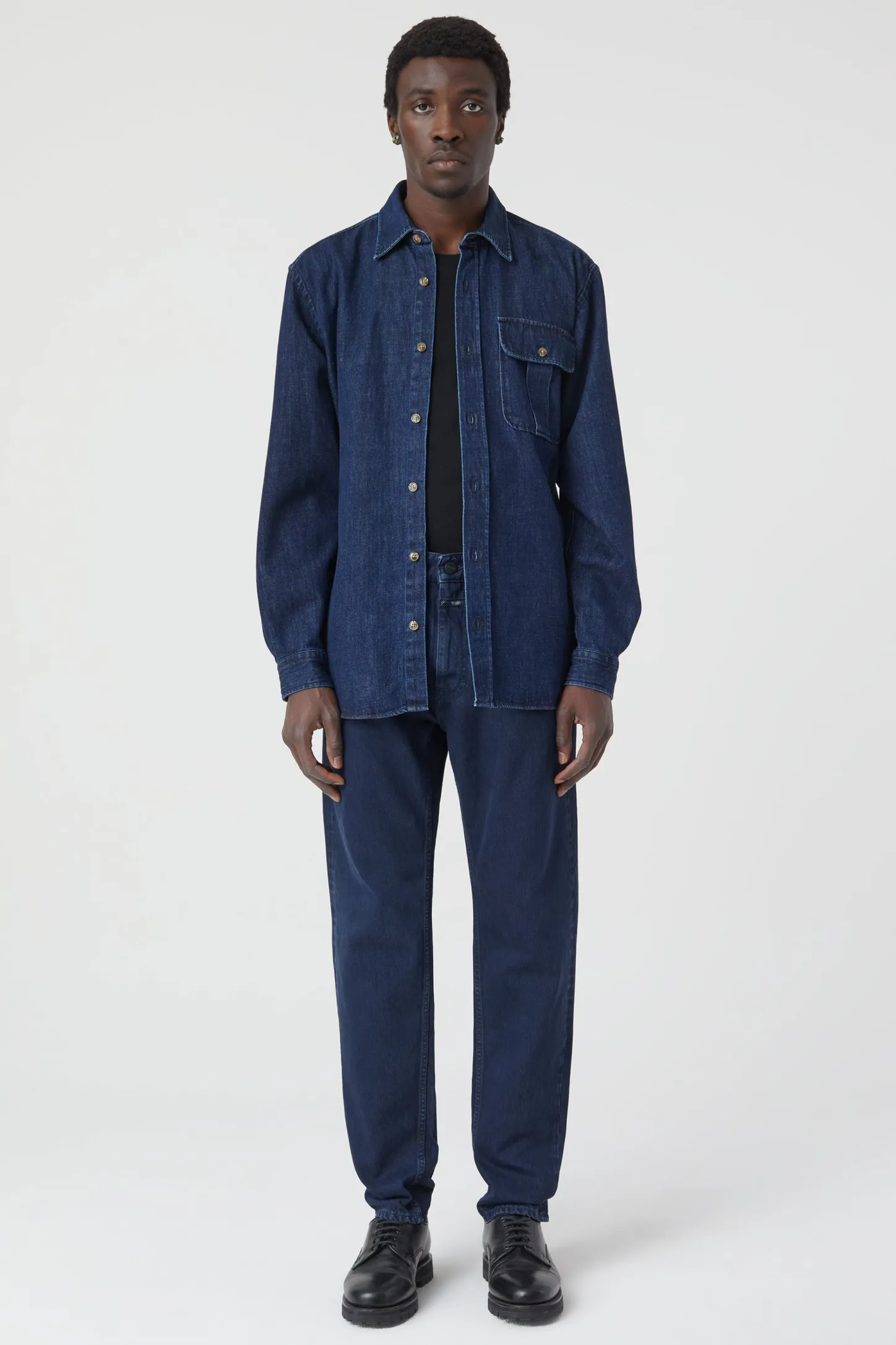 CLOSED Normaal>Normale Jeans - Stijlnaam Cooper Tapered Donkerblauw