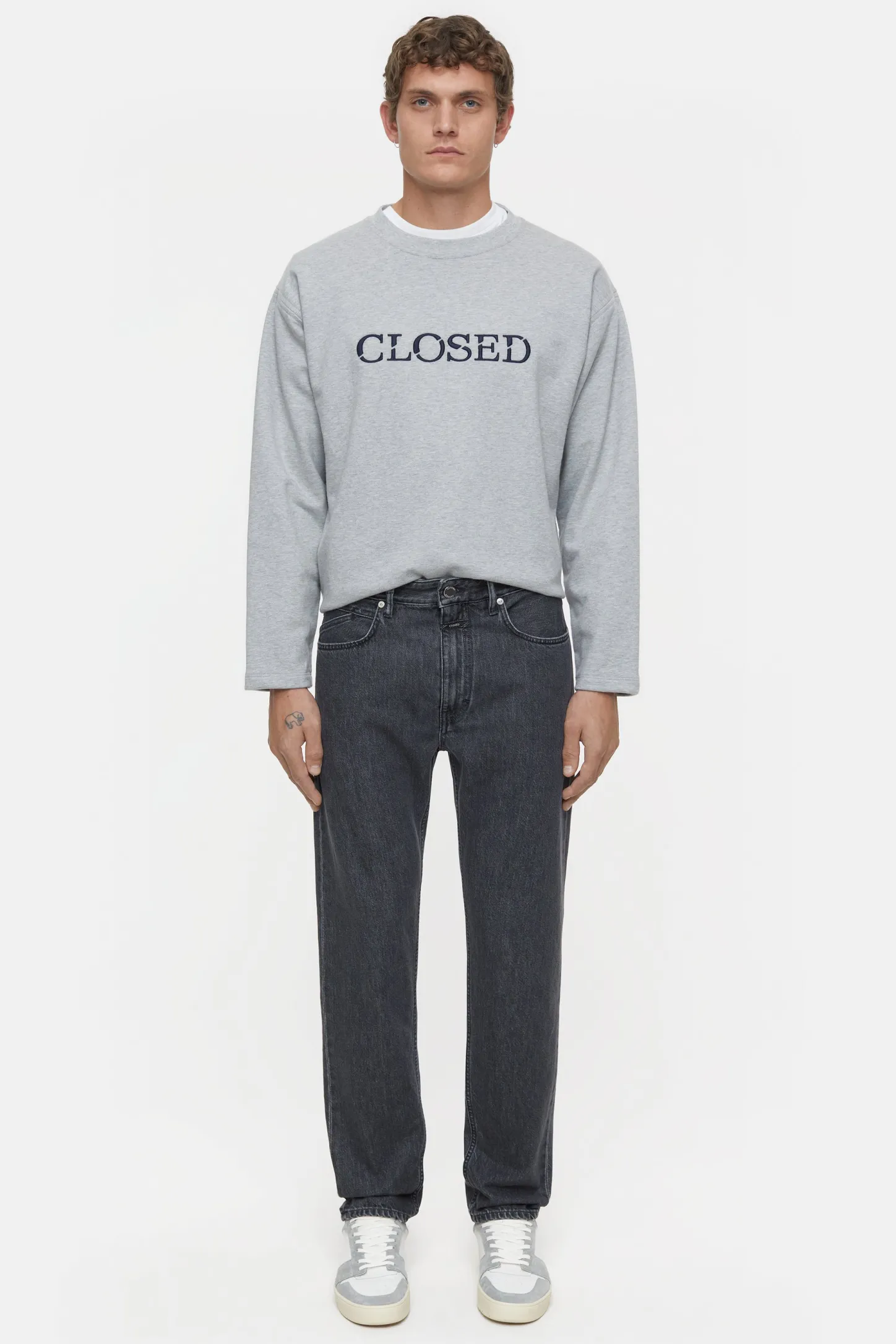 CLOSED 5-Pocketsjeans>Normale Jeans - Stijlnaam Cooper True Donker Grijs