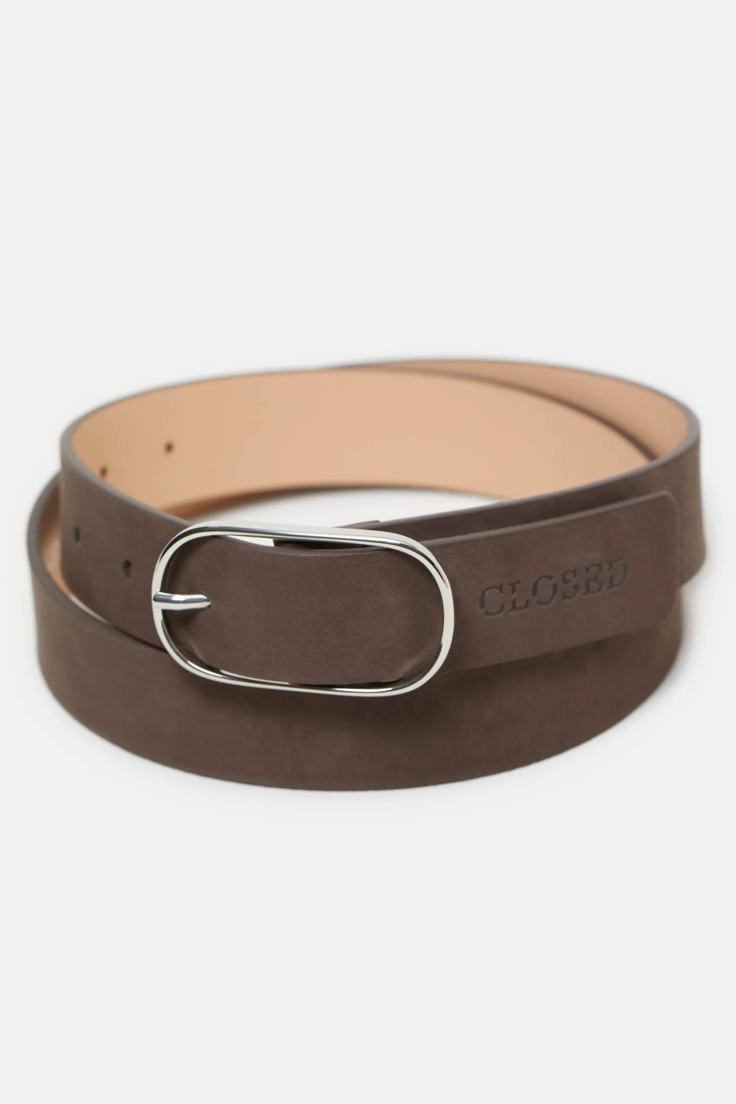 CLOSED Riemen>Nubuck Lederen Riem Koude Chocolademelk