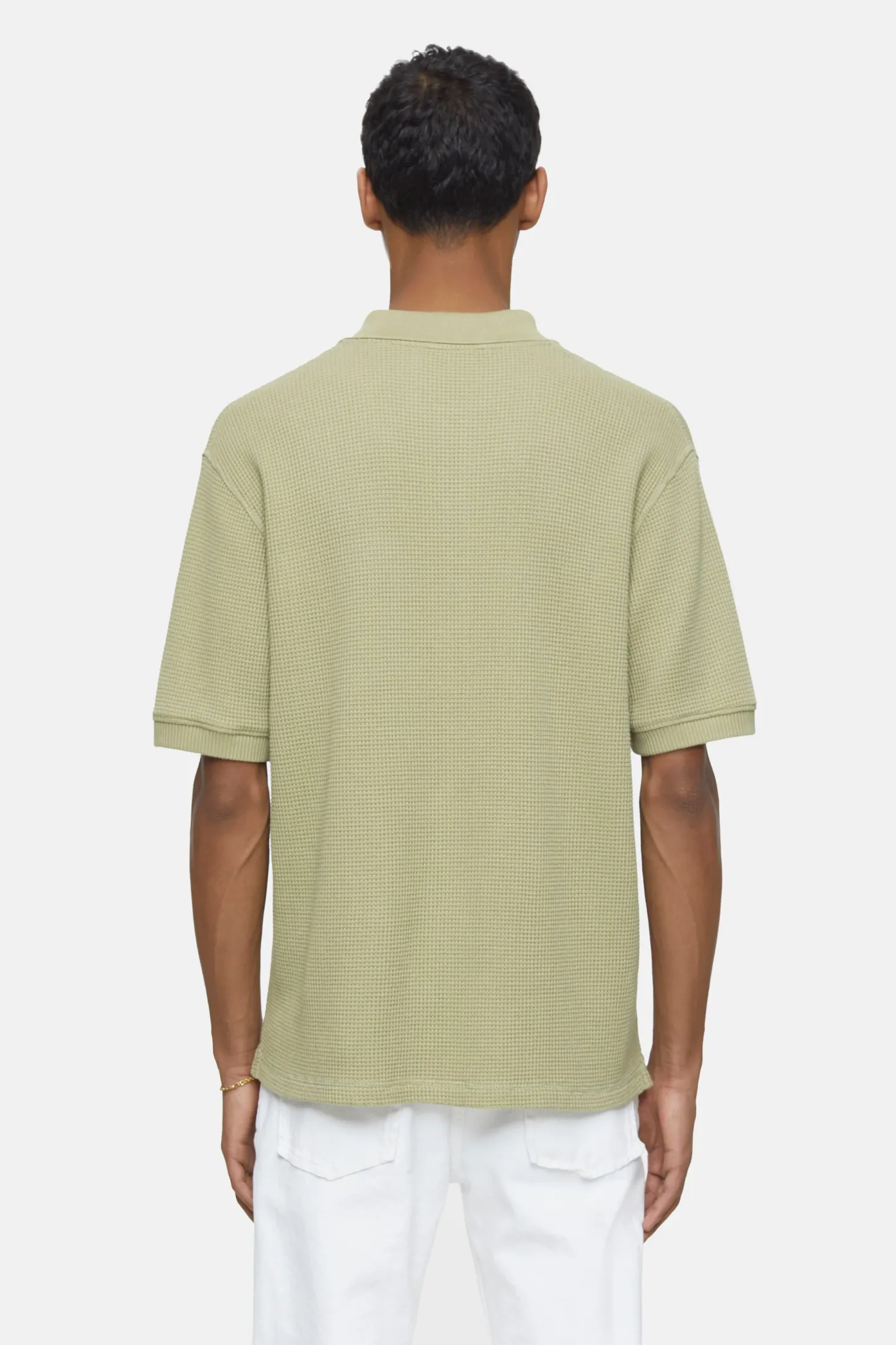 CLOSED T-Shirts>Overhemd Met Polokraag Salie Jij