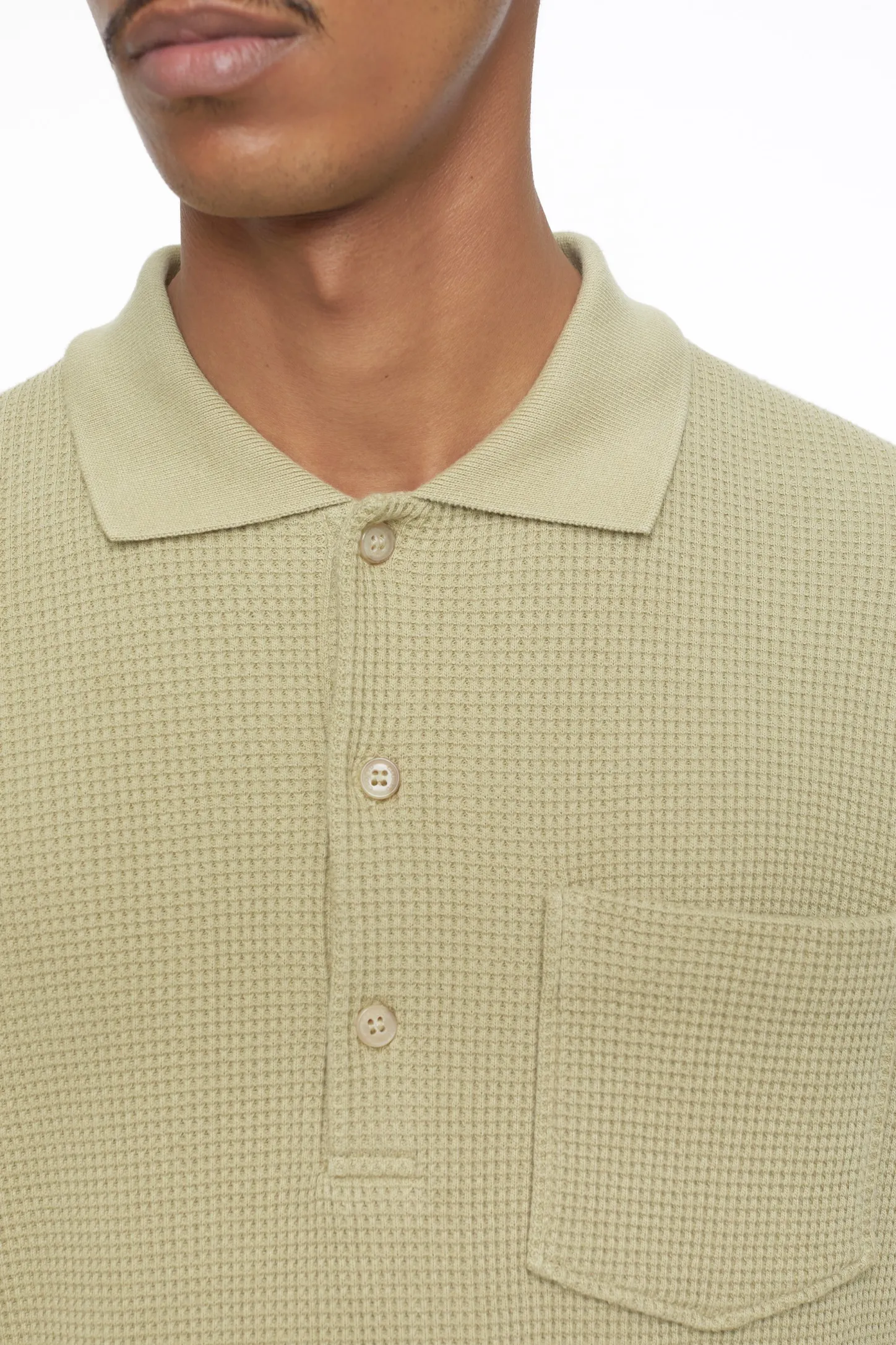 CLOSED T-Shirts>Overhemd Met Polokraag Salie Jij