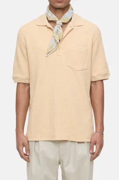 CLOSED T-Shirts>Overhemd Met Polokraag Sahara Zand