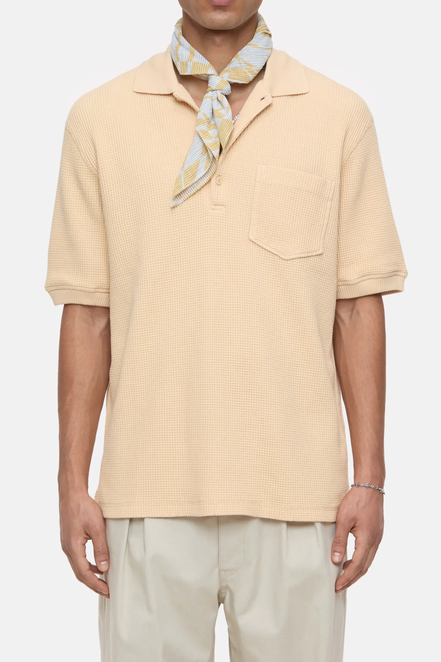 CLOSED T-Shirts>Overhemd Met Polokraag Sahara Zand