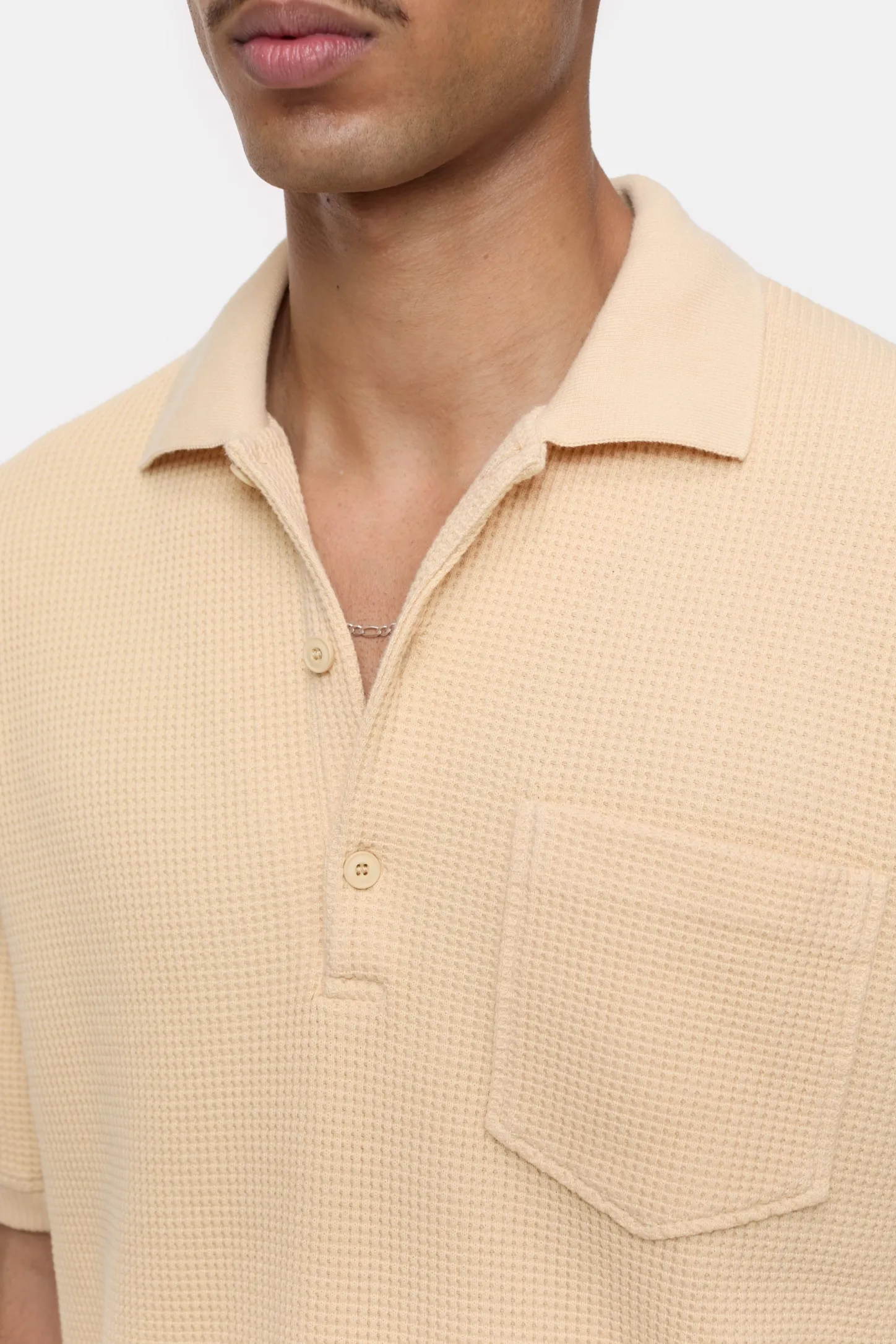CLOSED T-Shirts>Overhemd Met Polokraag Sahara Zand