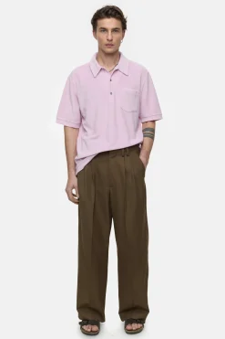 CLOSED T-Shirts>Overhemd Met Polokraag Smoothie Roze