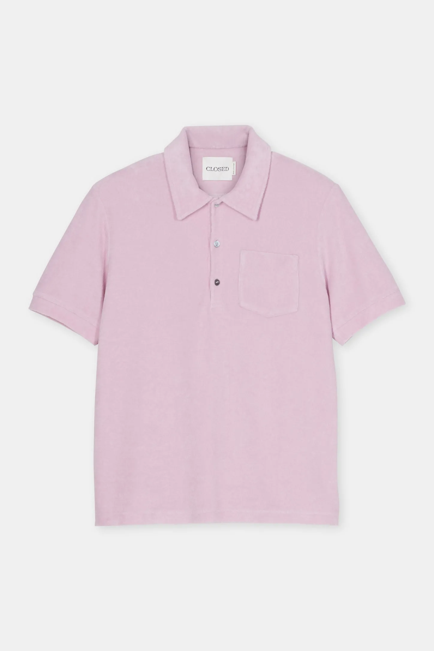 CLOSED T-Shirts>Overhemd Met Polokraag Smoothie Roze