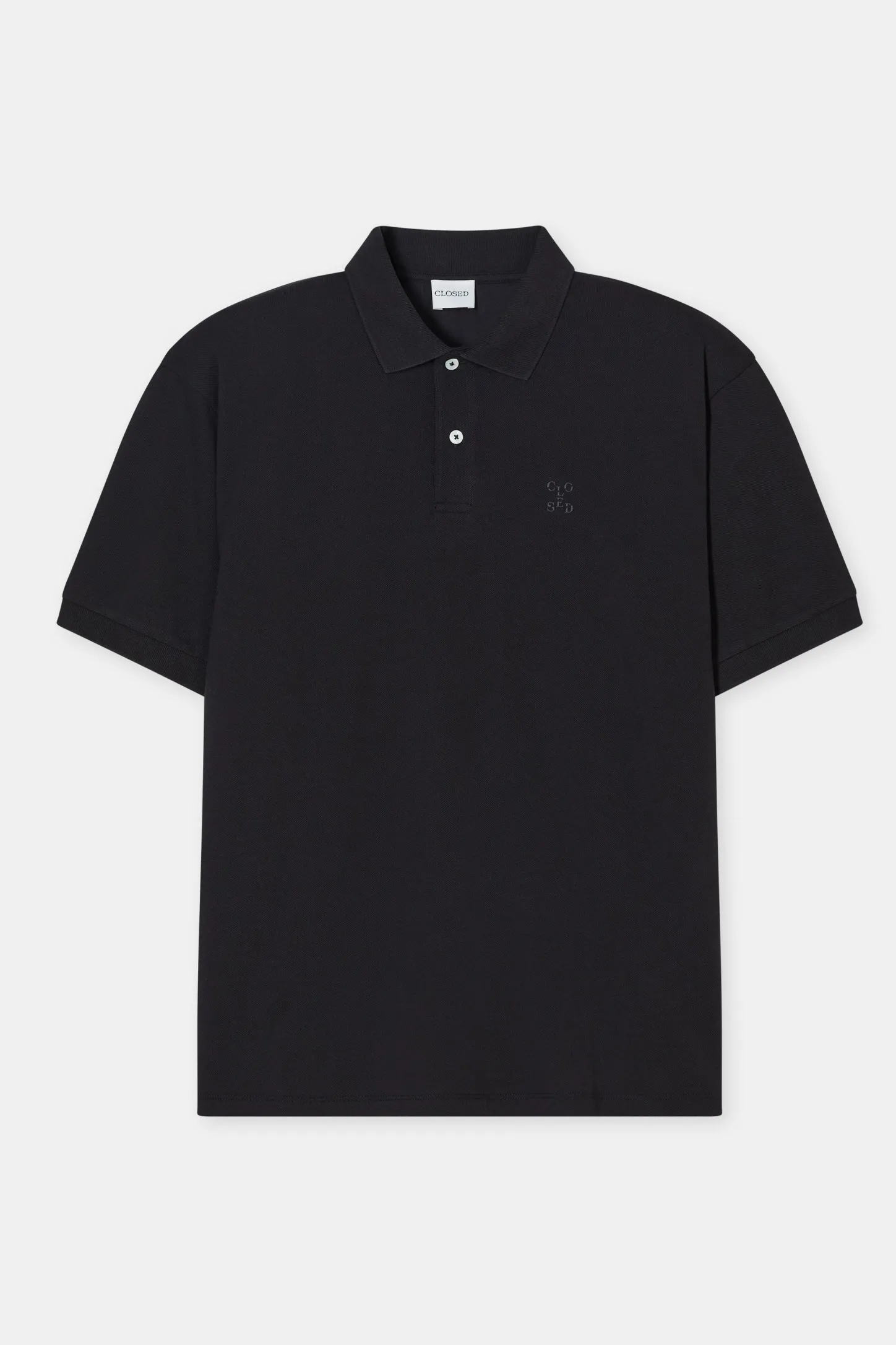 CLOSED T-Shirts>Overhemd Met Polokraag Zwart