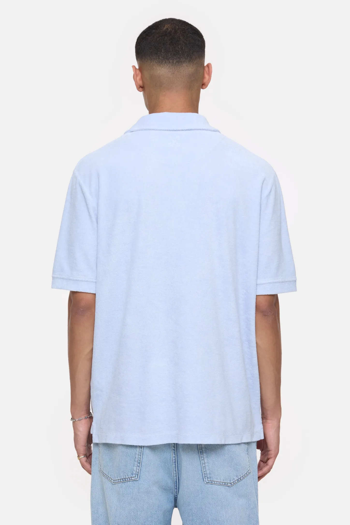 CLOSED T-Shirts>Overhemd Met Polokraag Horizonblauw