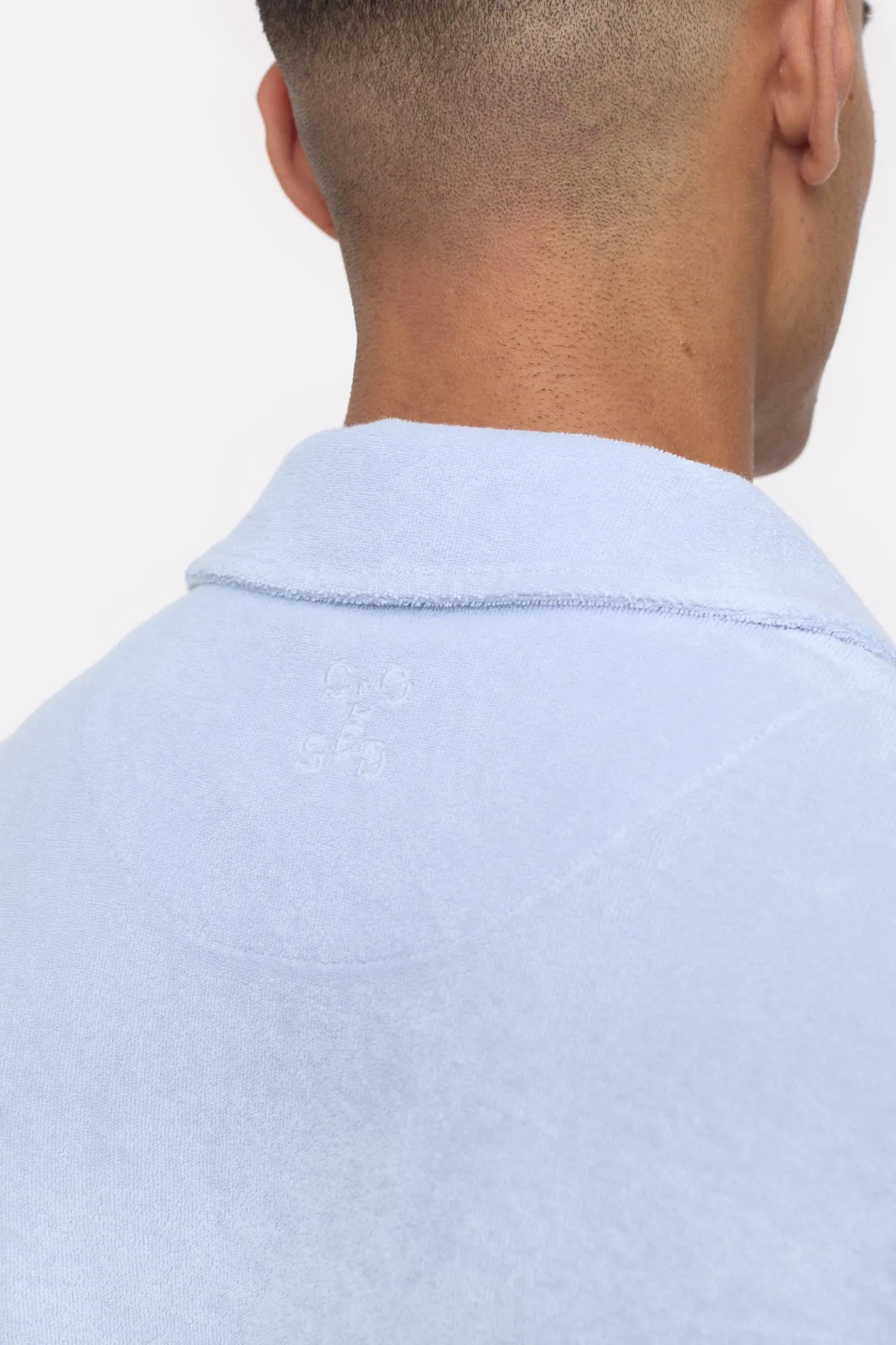 CLOSED T-Shirts>Overhemd Met Polokraag Horizonblauw
