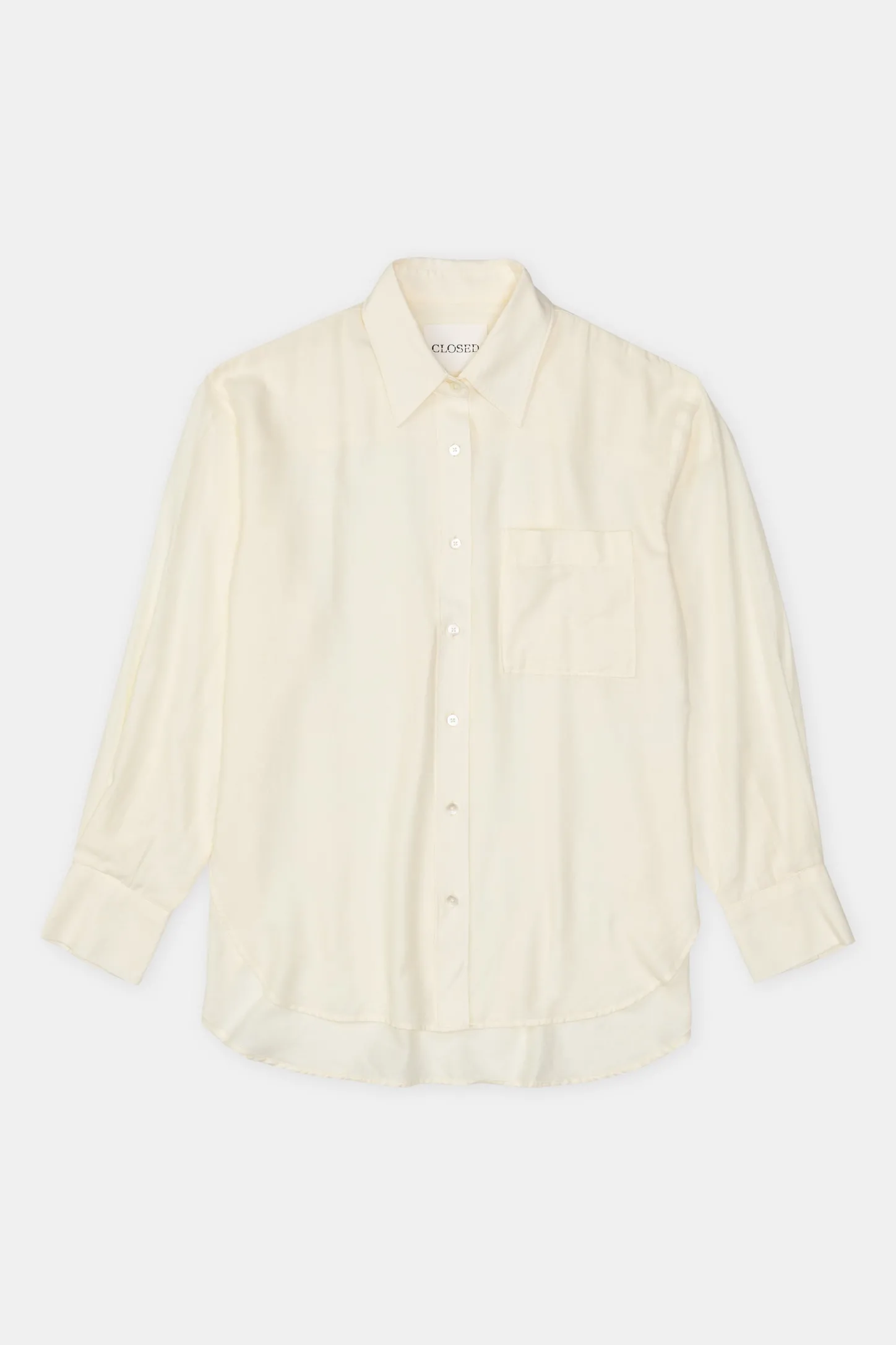 CLOSED Overhemden En Blouses>Overhemd Ontmoette Kasjmier Vanille