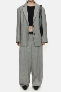 CLOSED Jassen En Jassen>Oversized Blazer Koude Chocolademelk
