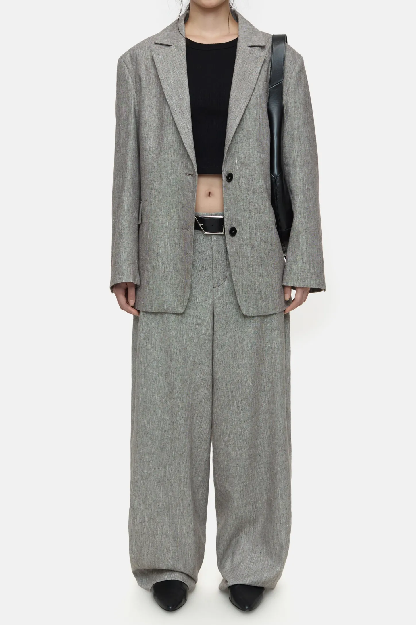 CLOSED Jassen En Jassen>Oversized Blazer Koude Chocolademelk