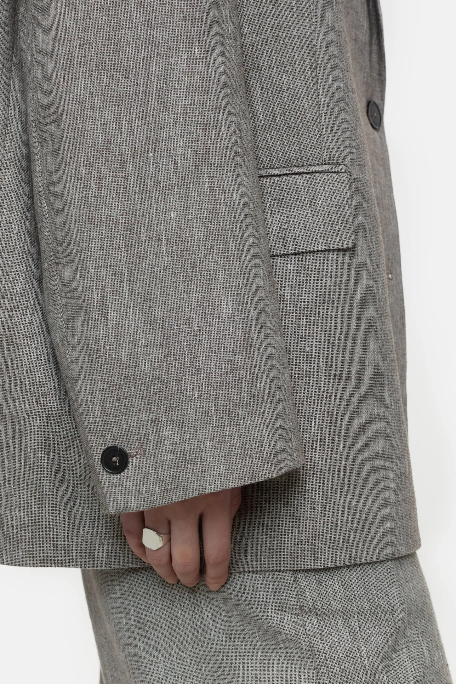 CLOSED Jassen En Jassen>Oversized Blazer Koude Chocolademelk