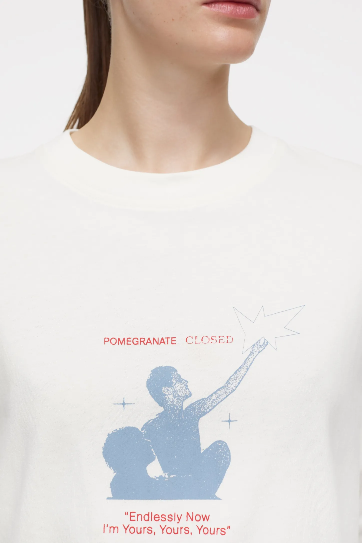 CLOSED T-Shirts>Oversized T-Shirt Ivoor