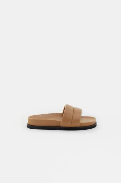 CLOSED Schoenen Leren>Pantoffels Leren Bruinen