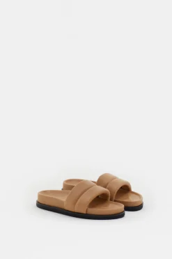 CLOSED Schoenen Leren>Pantoffels Leren Bruinen