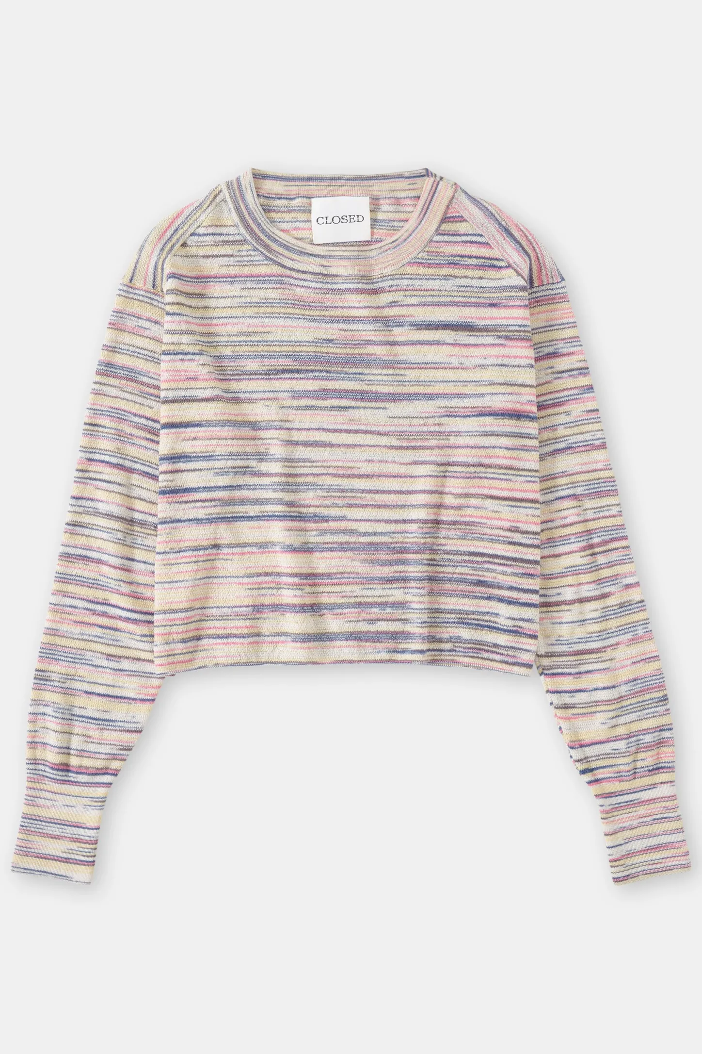 CLOSED Breisels>Pique-Shirt Met Lange Mouwen Veelkleurig