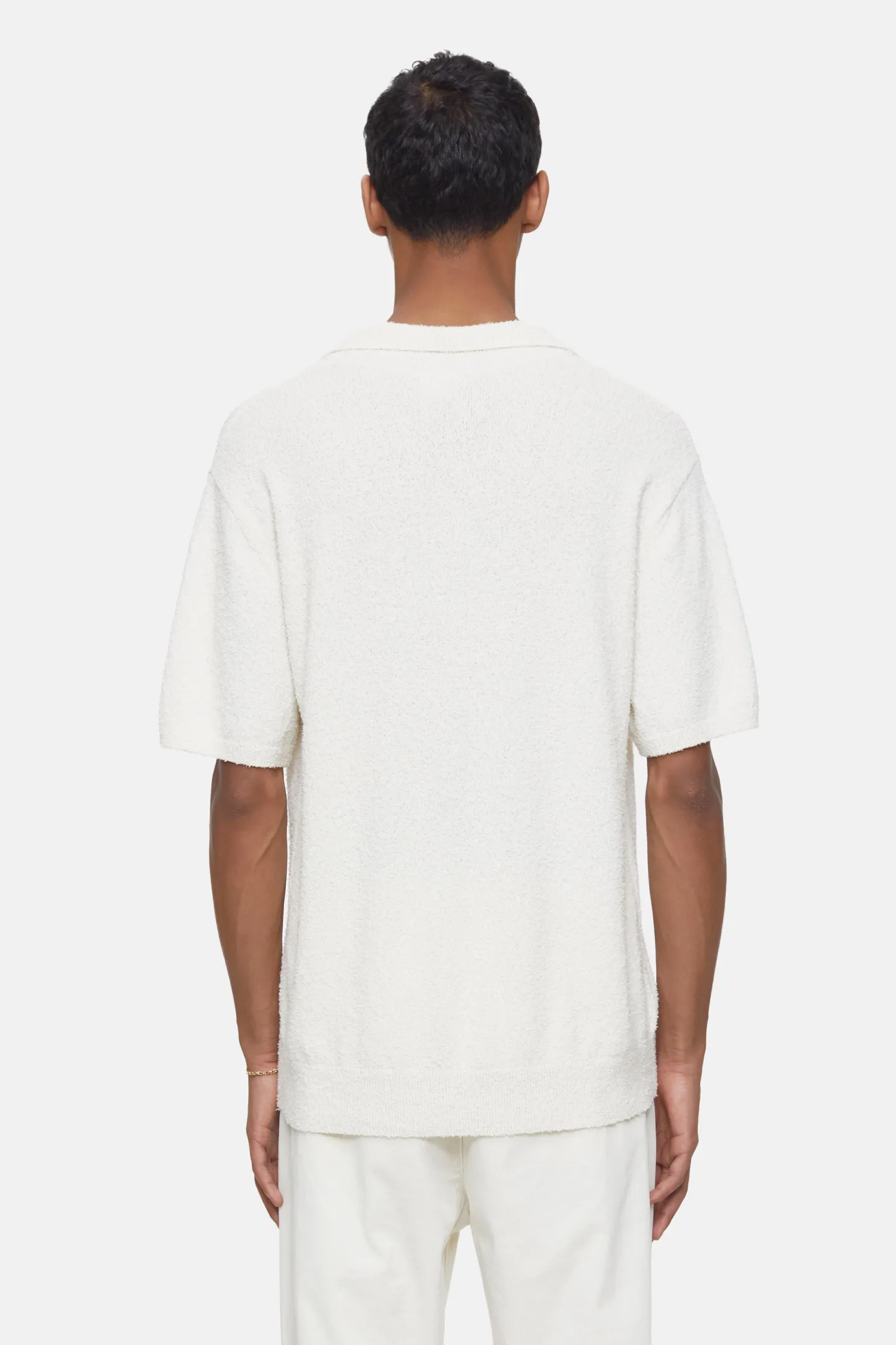 CLOSED Breisels>Poloshirt Van Katoenmix Vanille Creme