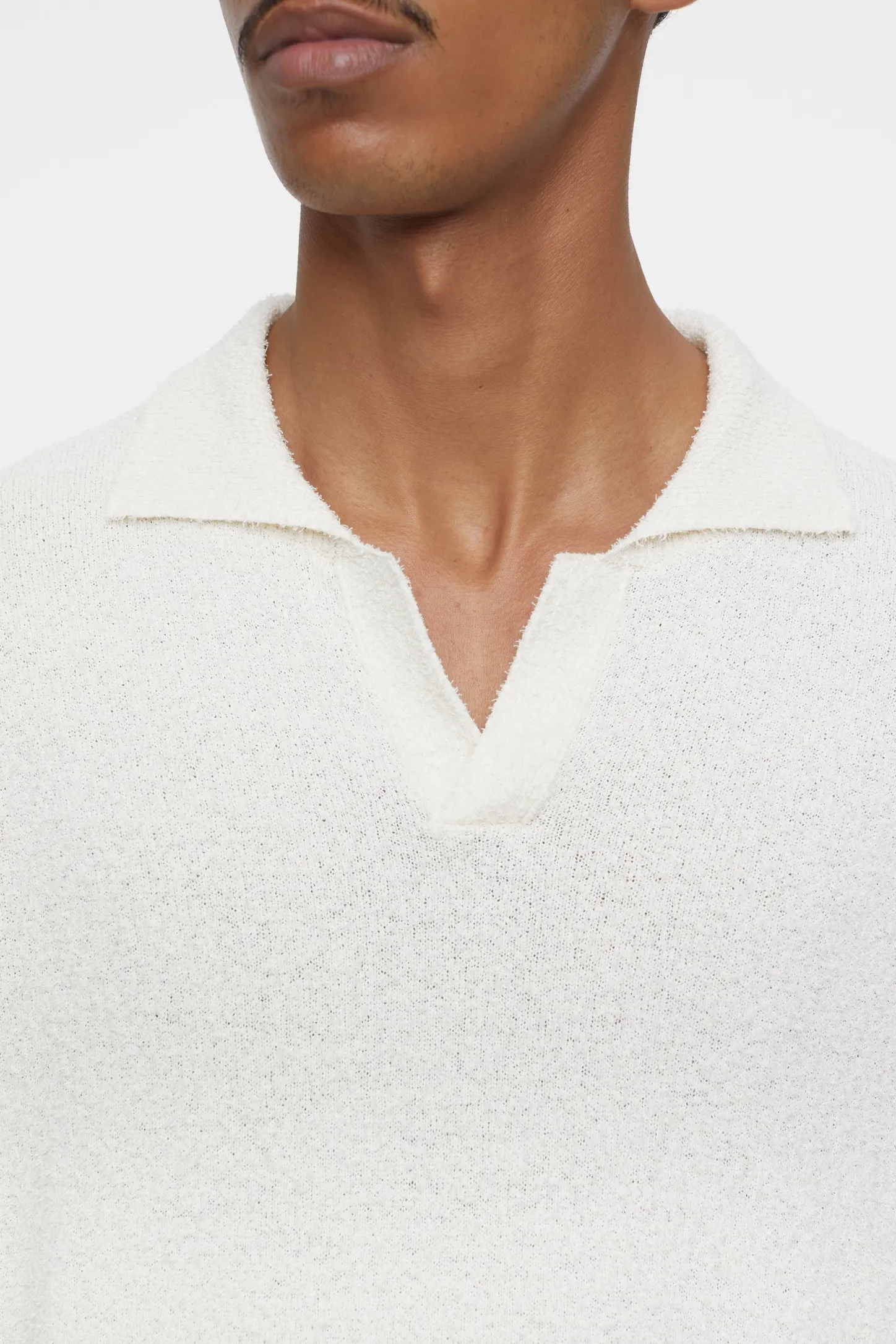 CLOSED Breisels>Poloshirt Van Katoenmix Vanille Creme