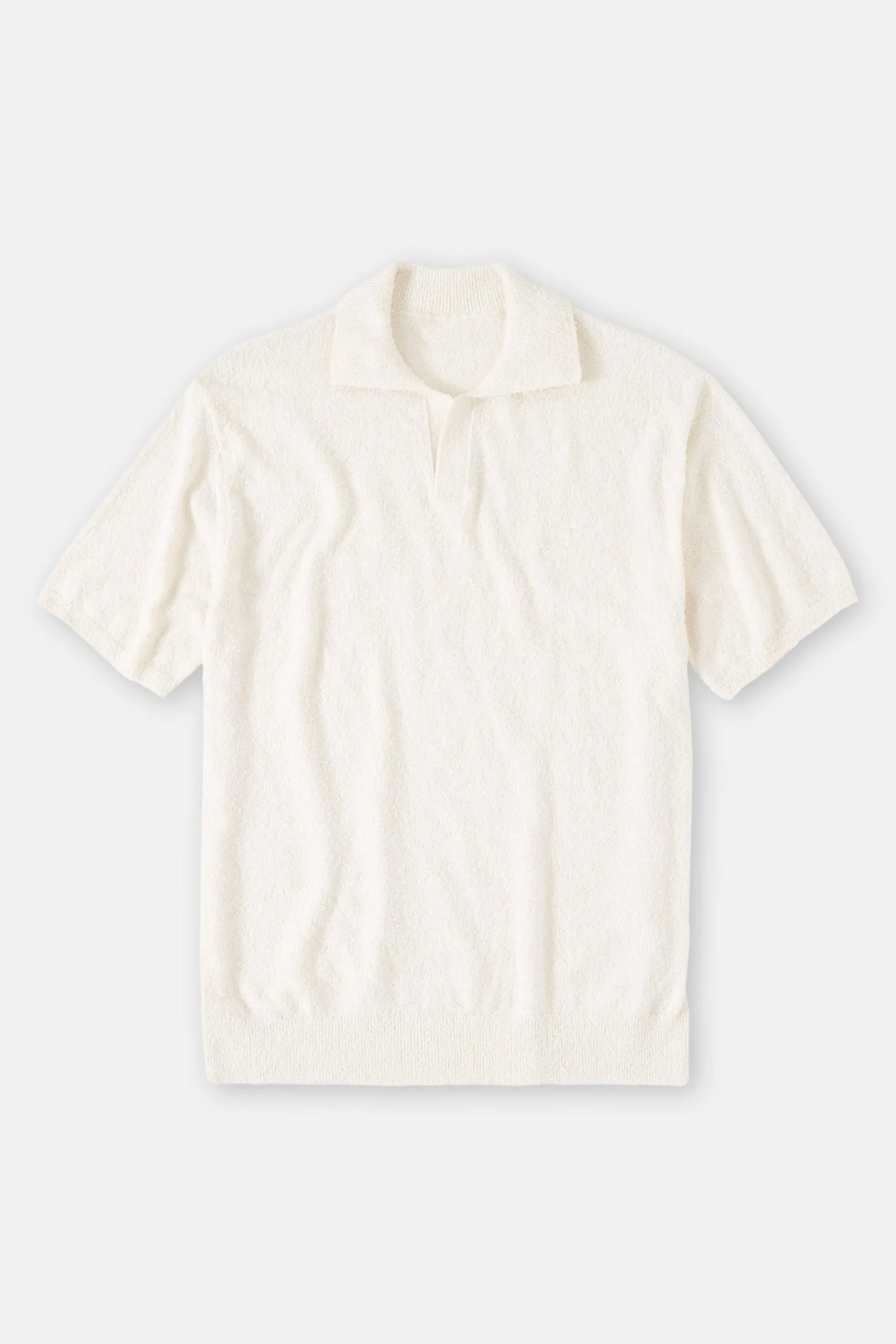 CLOSED Breisels>Poloshirt Van Katoenmix Vanille Creme