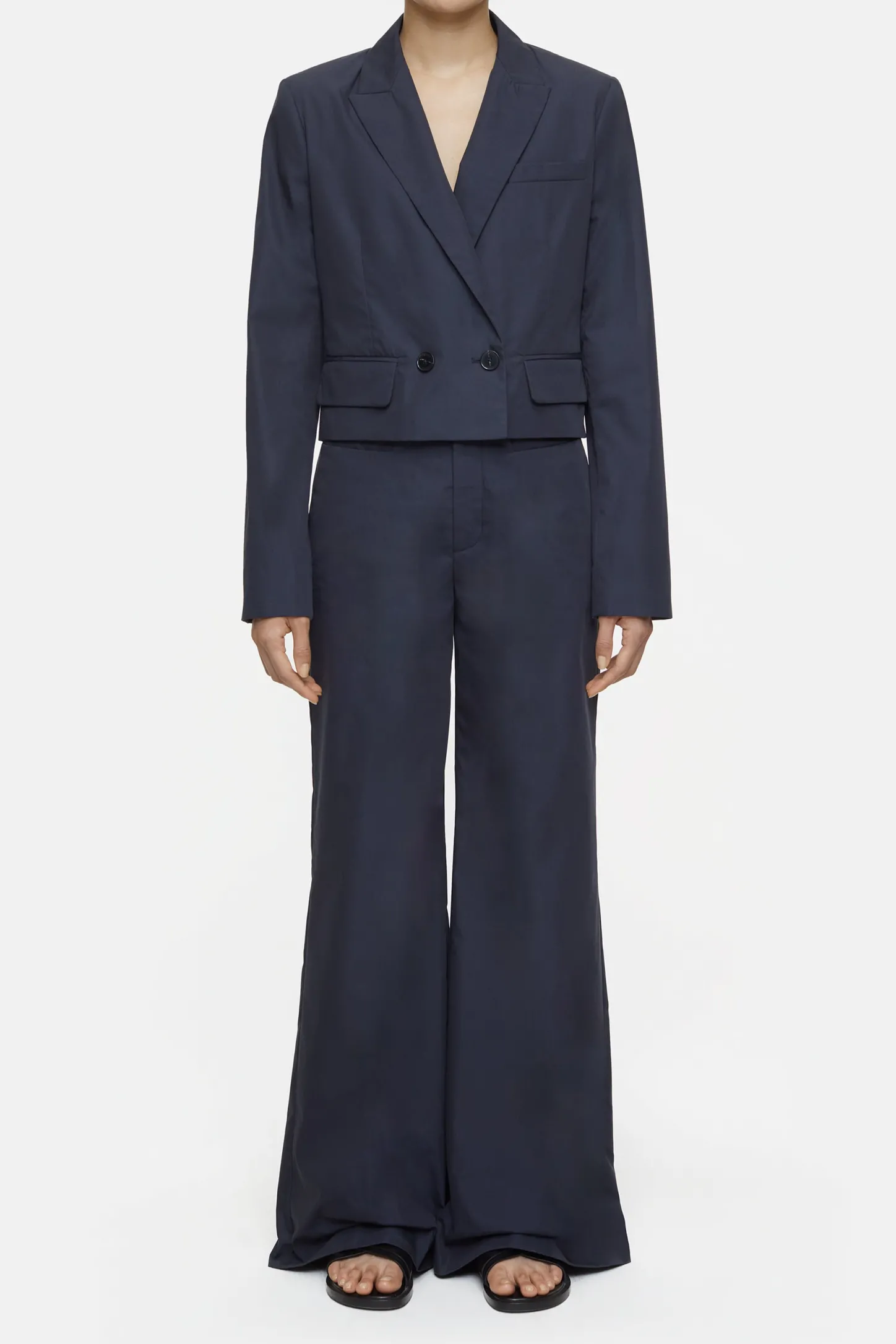 CLOSED Blazers>Poplin Blazer Blauwe Ruimte