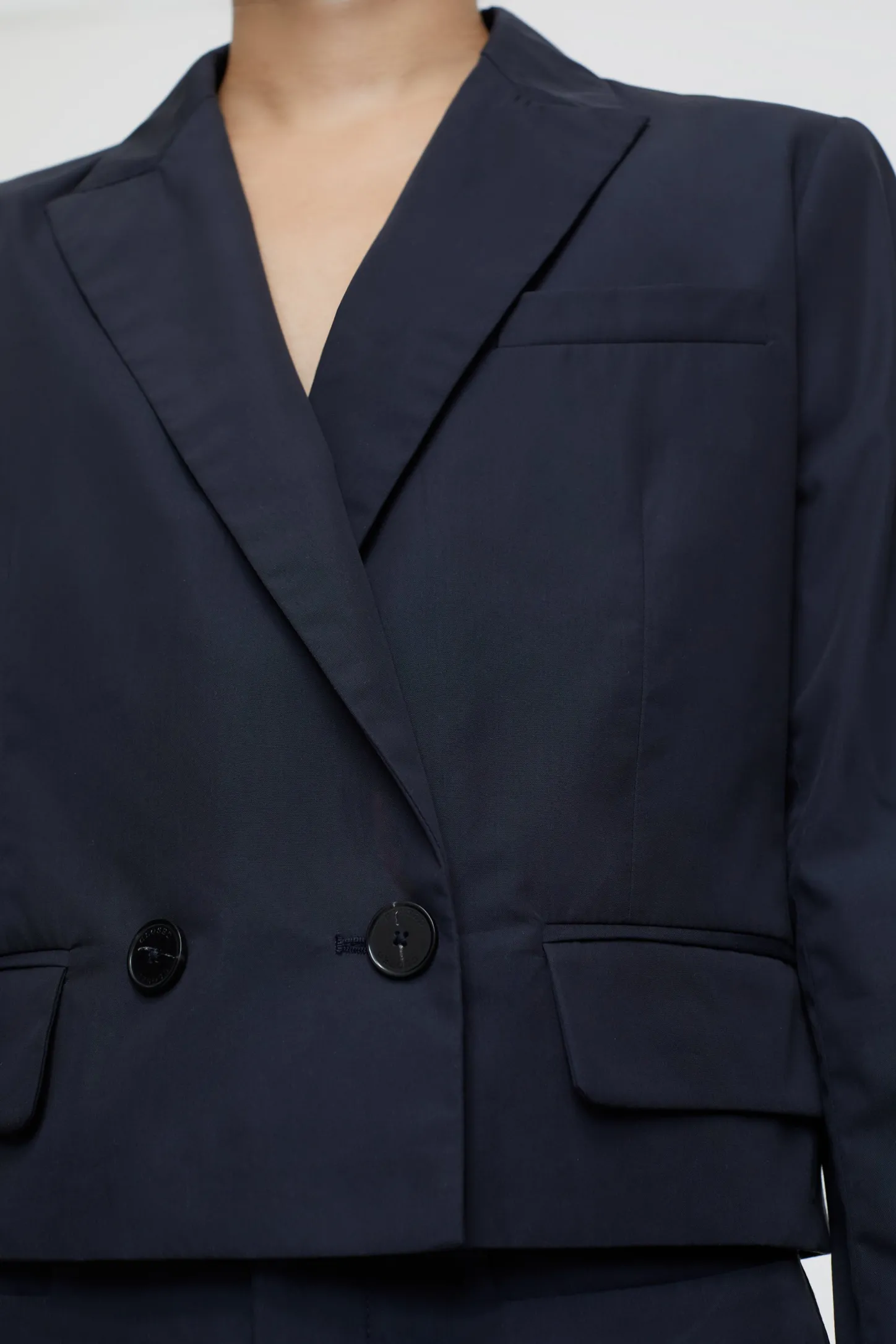 CLOSED Blazers>Poplin Blazer Blauwe Ruimte