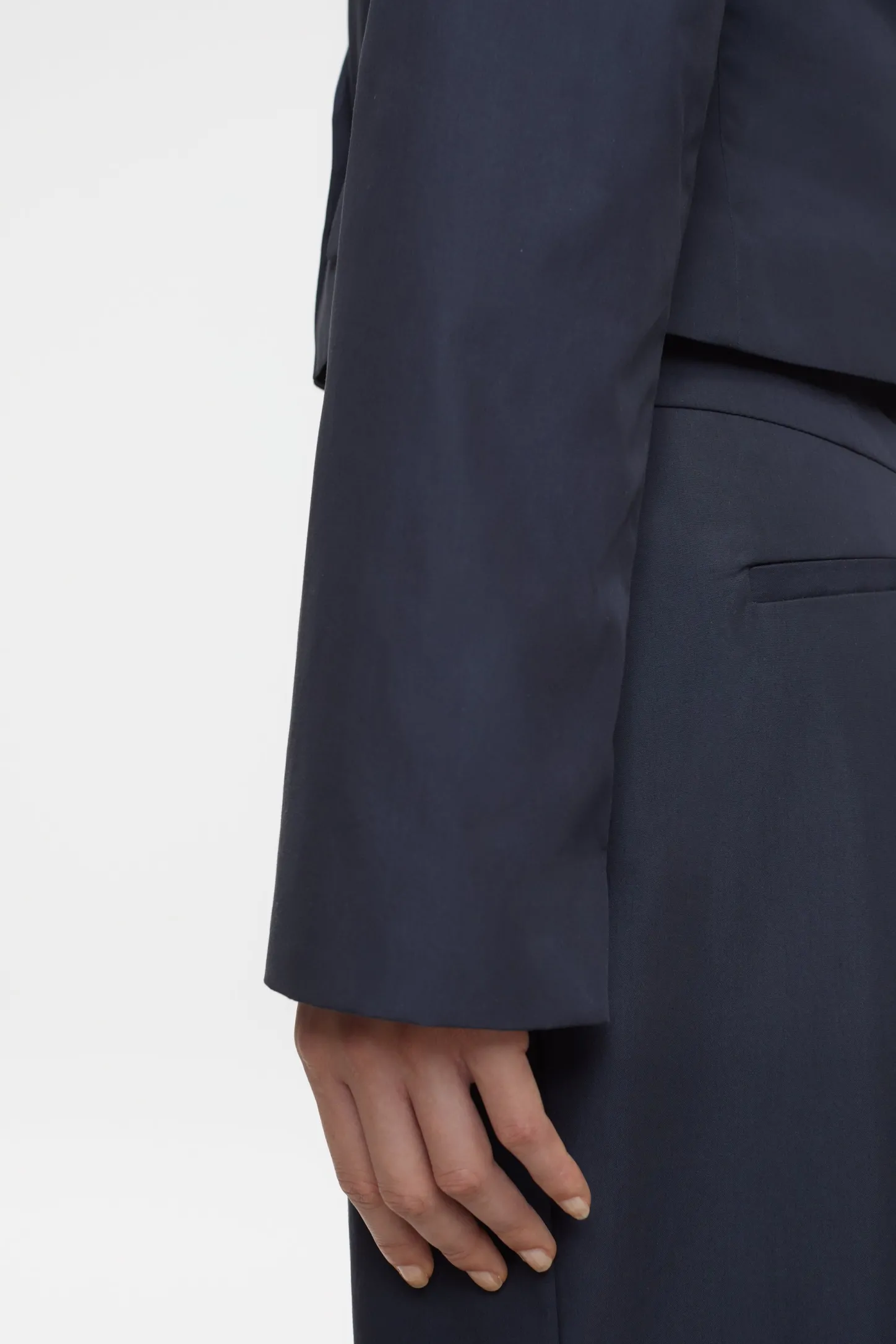 CLOSED Blazers>Poplin Blazer Blauwe Ruimte