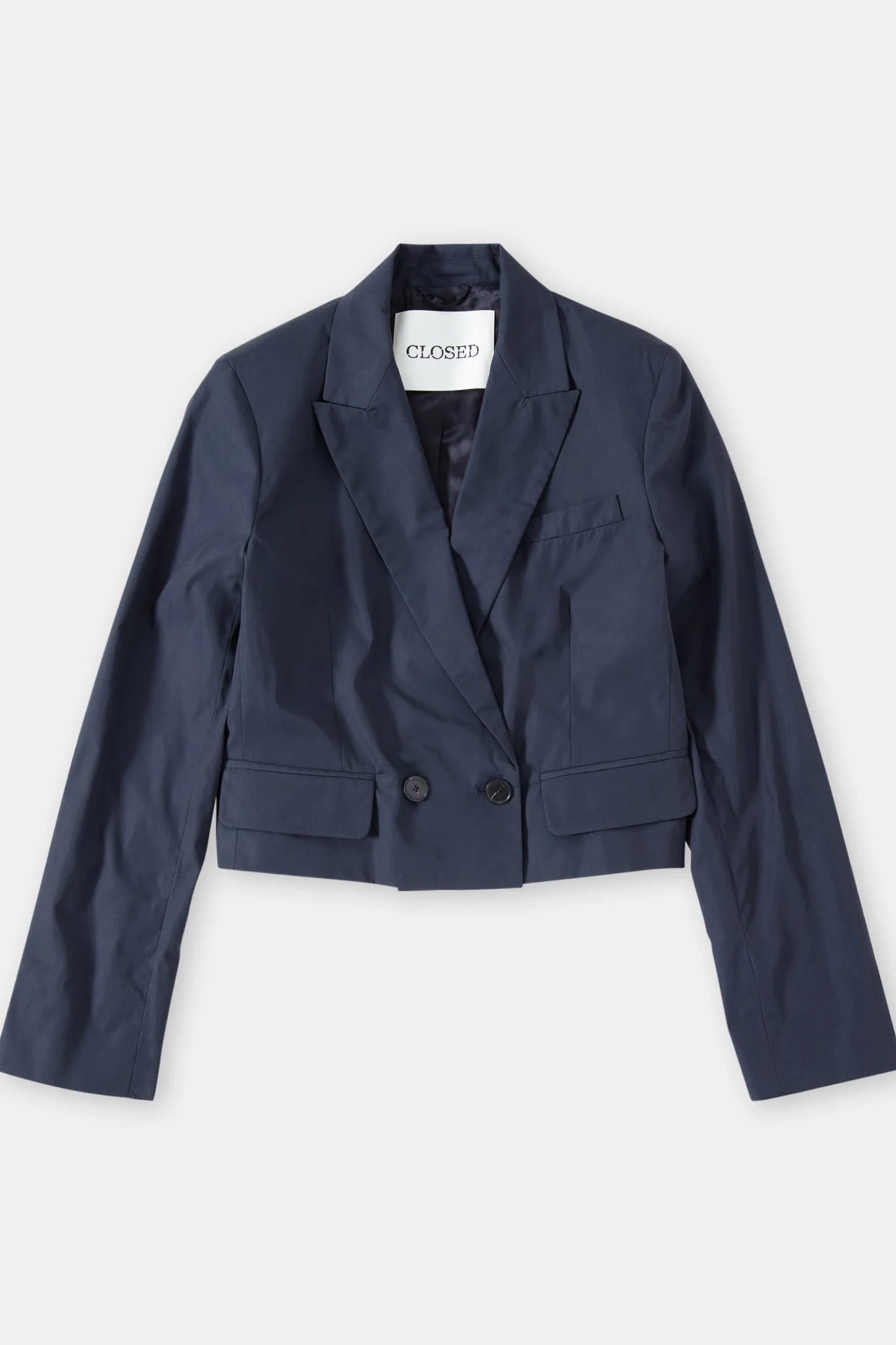 CLOSED Blazers>Poplin Blazer Blauwe Ruimte