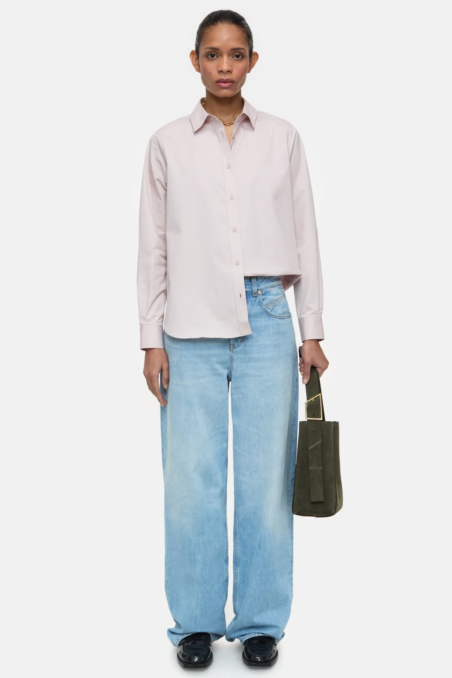 CLOSED Overhemden En Blouses>Poplin Blouse Ochtend Opstond